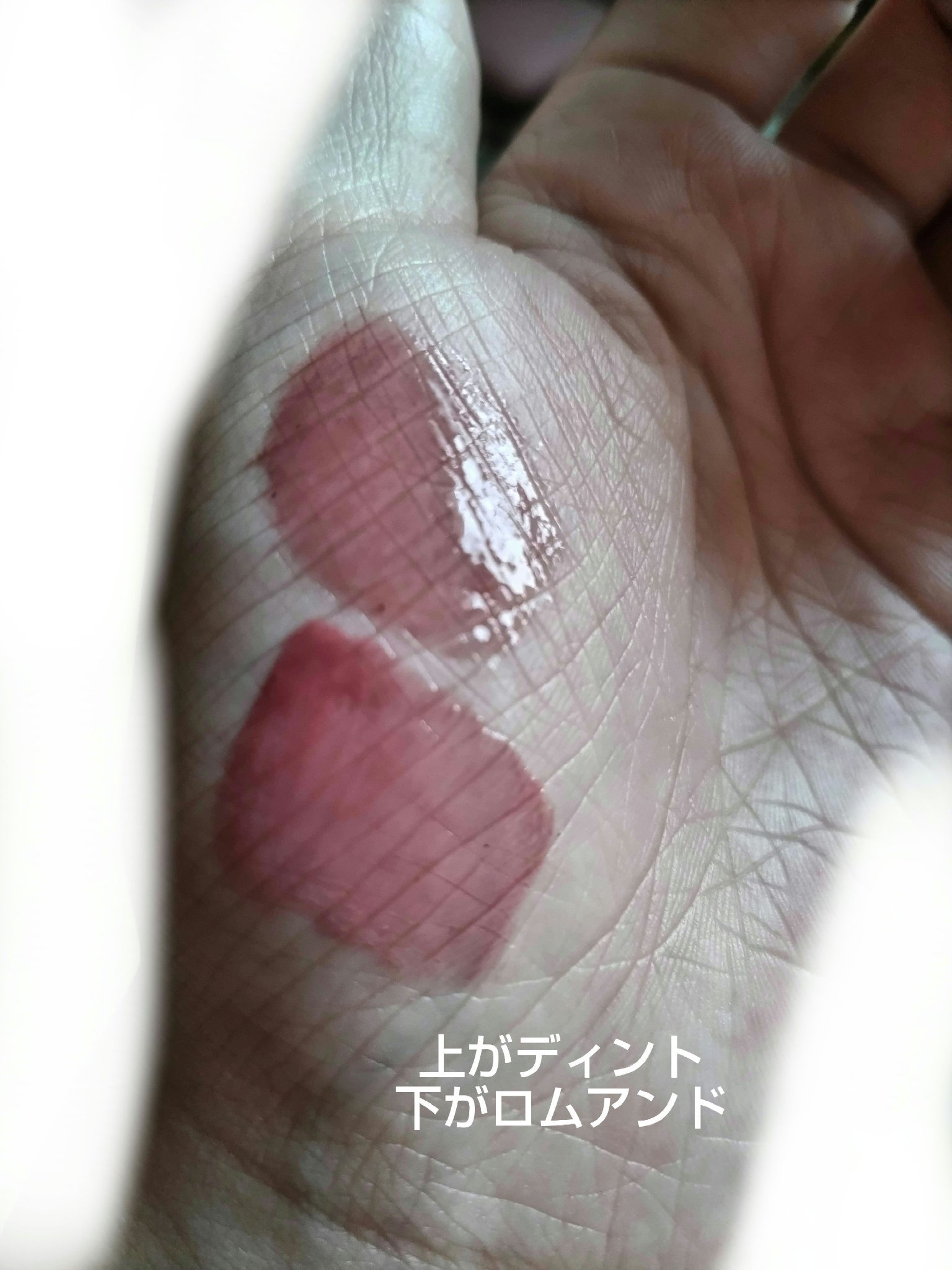 ザ ジューシーラスティングティント/rom&nd/リップティントを使ったクチコミ（2枚目）