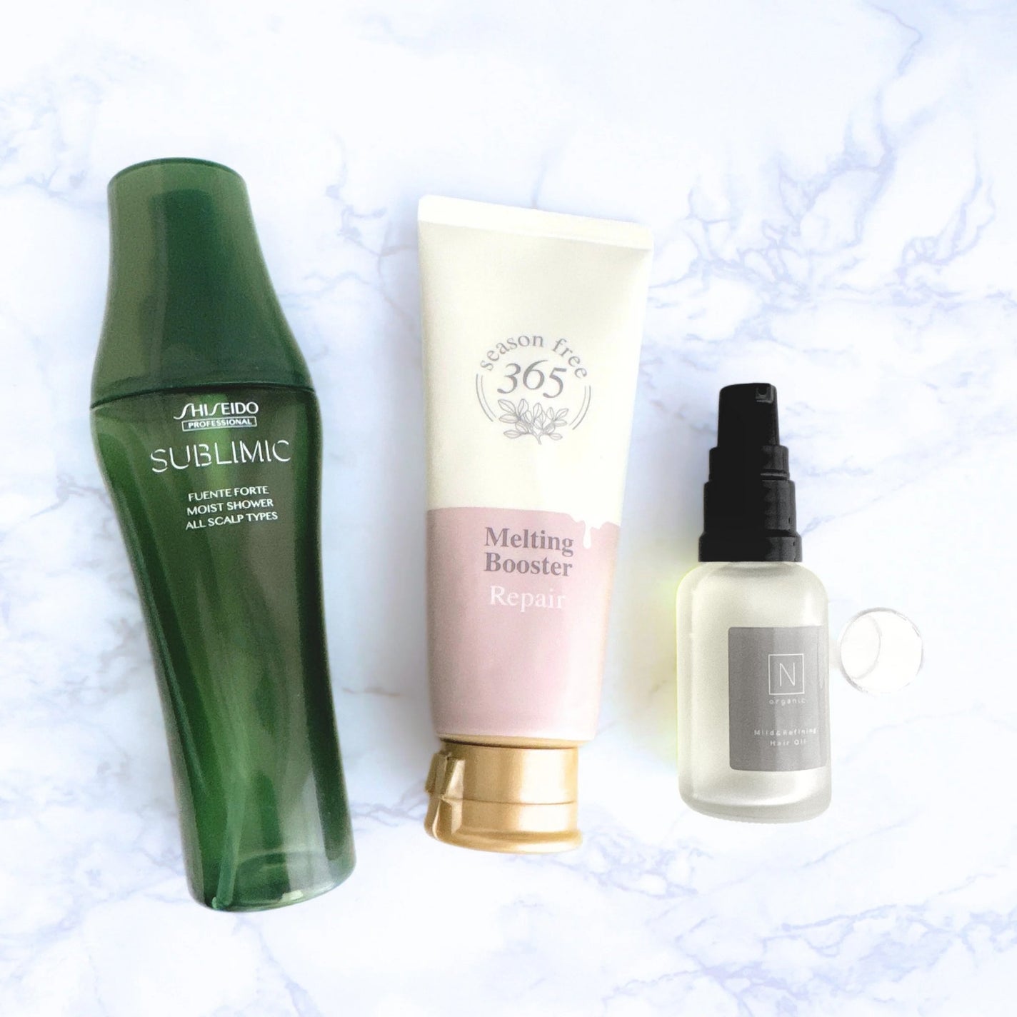 N organic マイルド&リファイニング ヘアオイル/N organic/ヘアオイルを使ったクチコミ(1枚目)