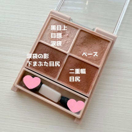 シルキースフレアイズ(マットタイプ)/キャンメイク/アイシャドウパレットを使ったクチコミ(5枚目)