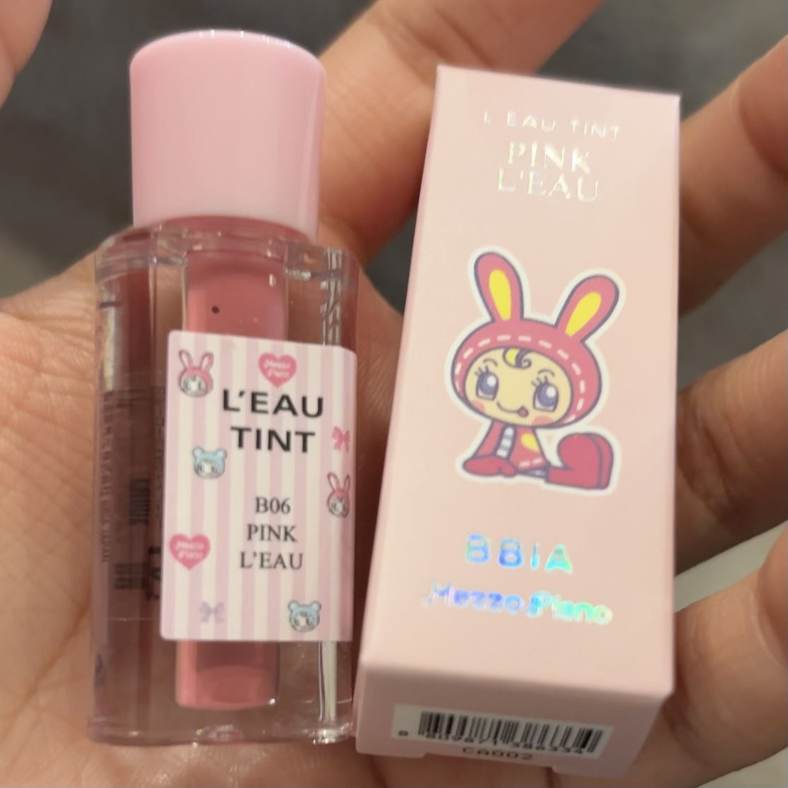 ローティント 06 ピンク・ロー ミニ（ピアー×メゾ ピアノエディション）/BBIA/リップティントを使ったクチコミ（3枚目）