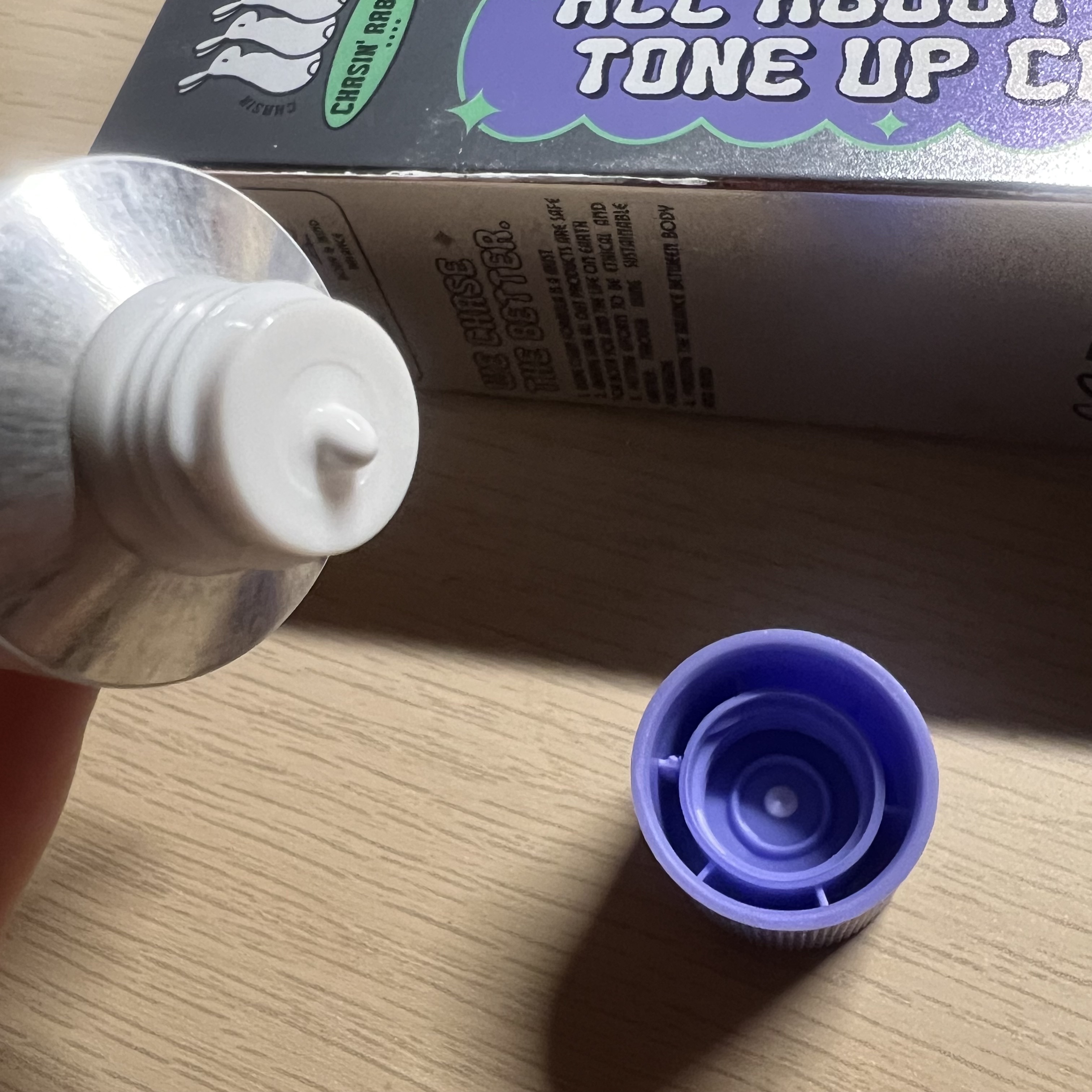 オールアバウトグロウトーンアップクリーム/CHASIN'RABBITS/化粧下地を使ったクチコミ（2枚目）