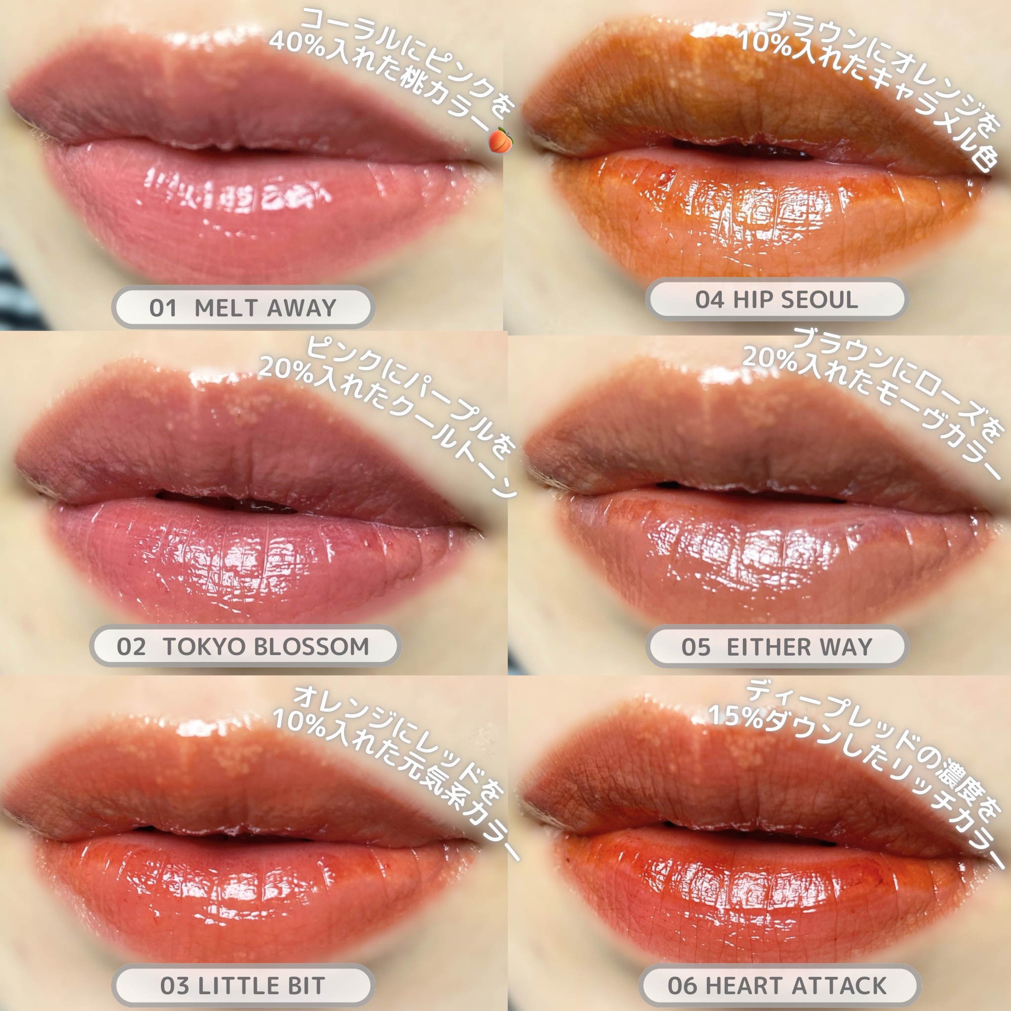 Dewy Syrup Tint/EITHER＆/口紅を使ったクチコミ（2枚目）