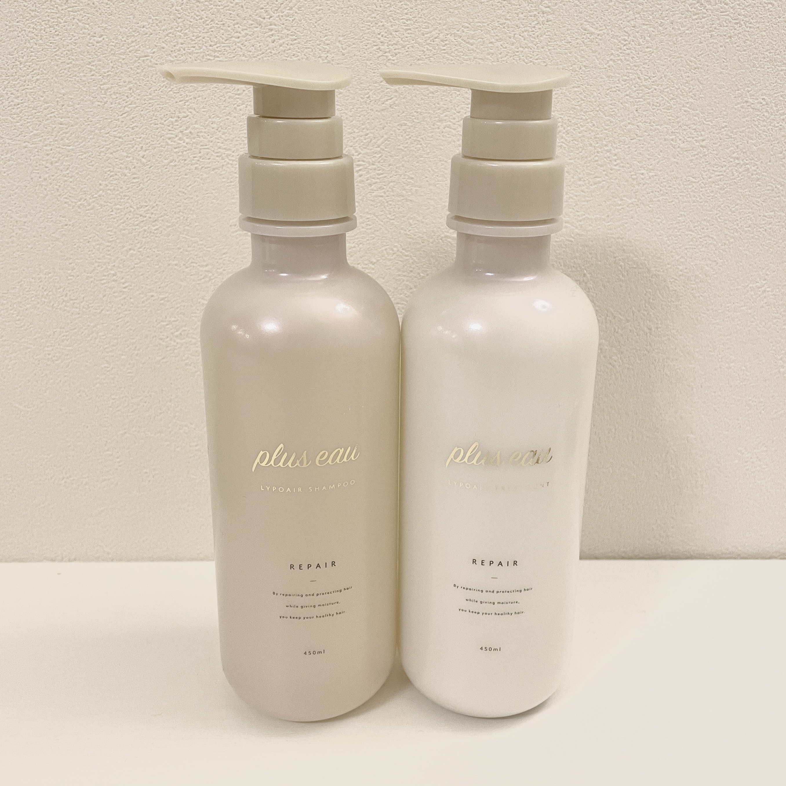 リポアシャンプー/リポアトリートメント/plus eau/市販シャンプーを使ったクチコミ（1枚目）