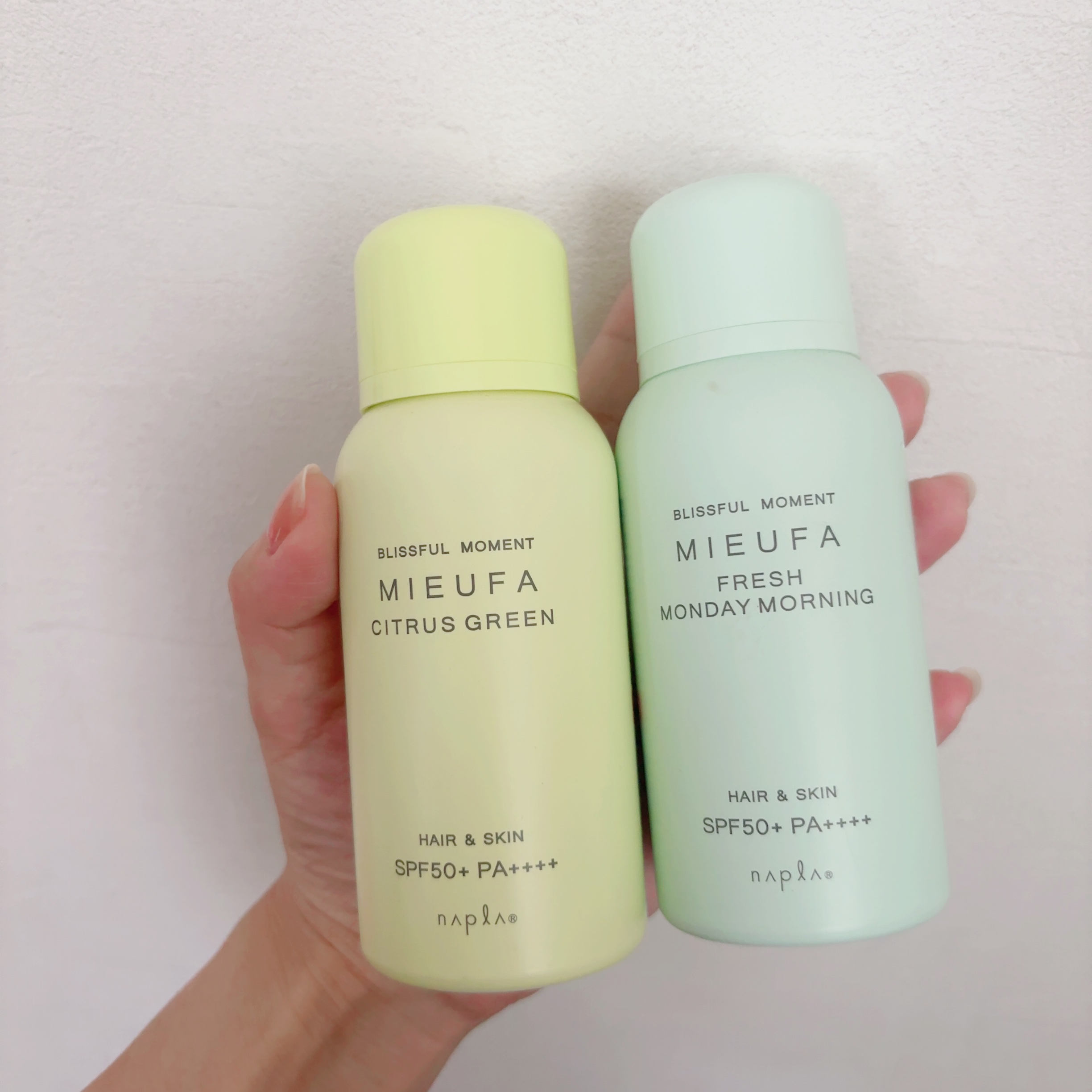 フレグランスUVスプレー　フレッシュマンデーモーニング/MIEUFA/日焼け止めミスト・スプレーを使ったクチコミ（1枚目）