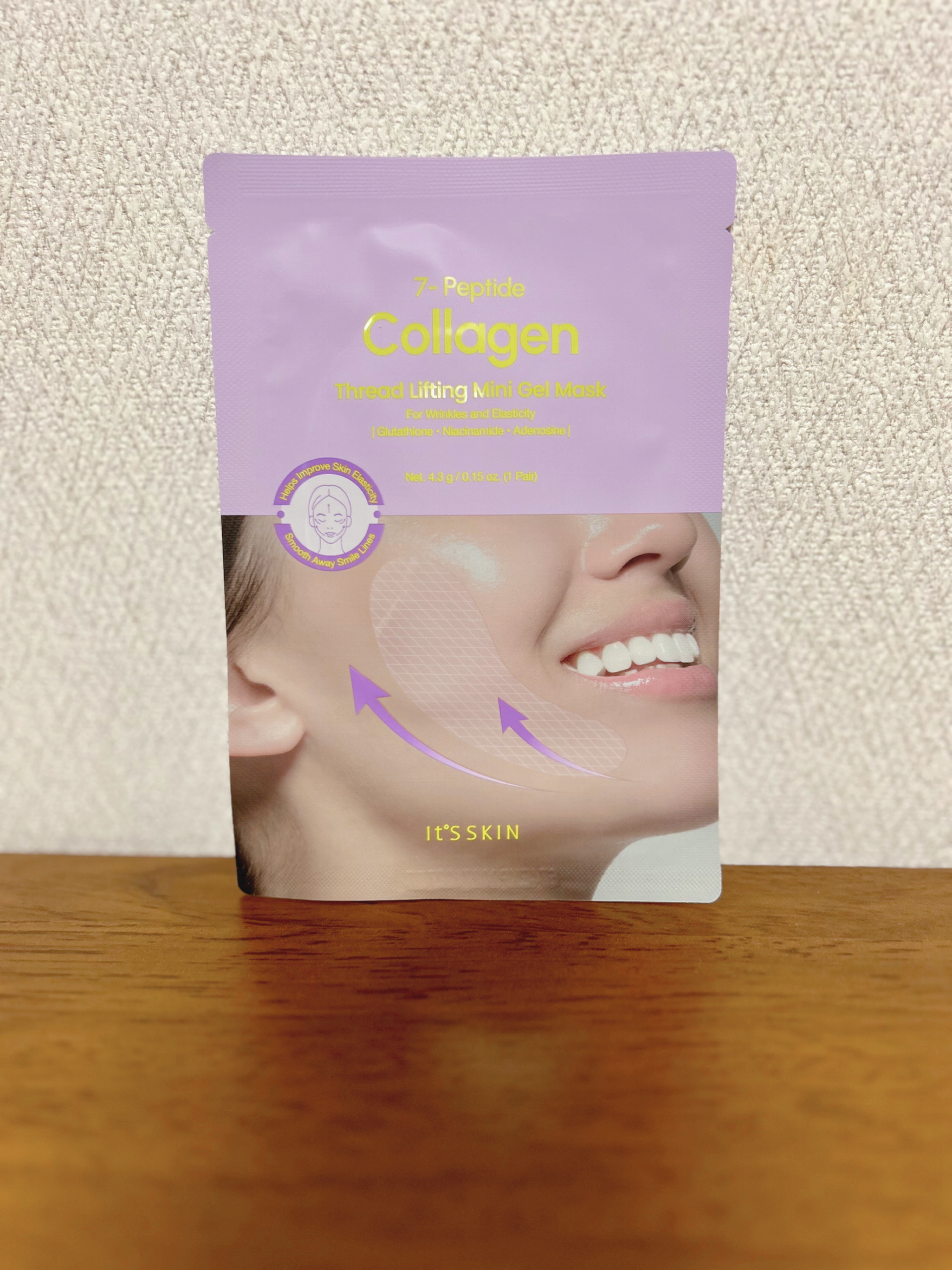7-ペプチド コラーゲン 糸リフト ミニ ジェルマスク/It's skin/シートマスク・パックを使ったクチコミ（1枚目）