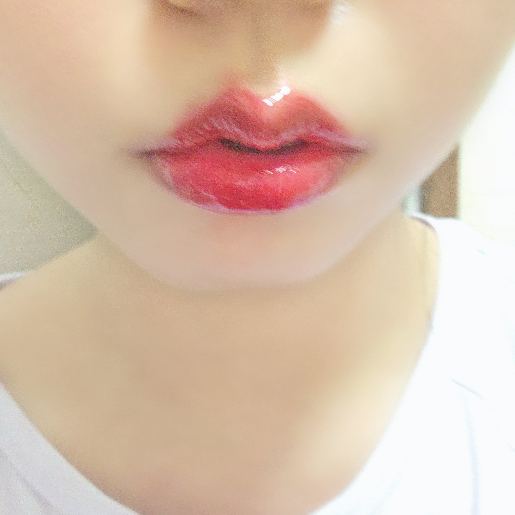 デュー ドロップ ティント 207 フレイム/Coralhaze/リップティントを使ったクチコミ（1枚目）