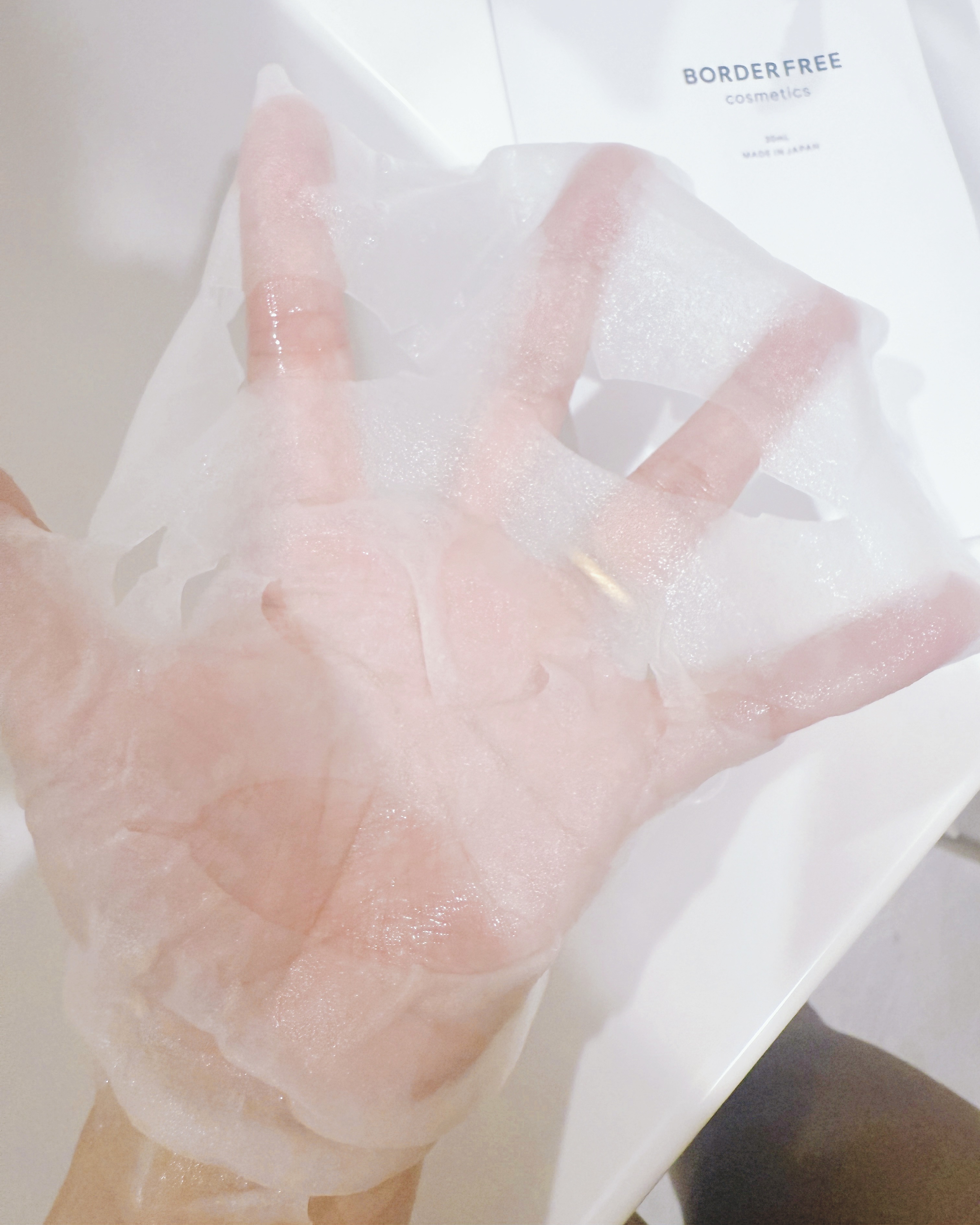 トーンアップABセラムマスク/BORDER FREE cosmetics/シートマスク・パックを使ったクチコミ（3枚目）