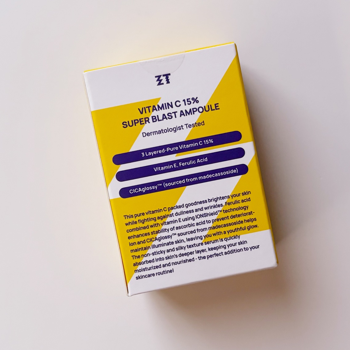 ビタミンC15%スーパーブラストアンプル/ZIGTAG/美容液を使ったクチコミ（3枚目）
