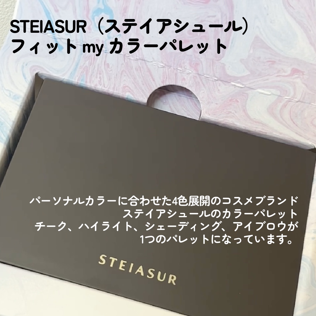 フィット my カラーパレット/STEIASUR（ステイアシュール）/マルチパレットを使ったクチコミ（2枚目）