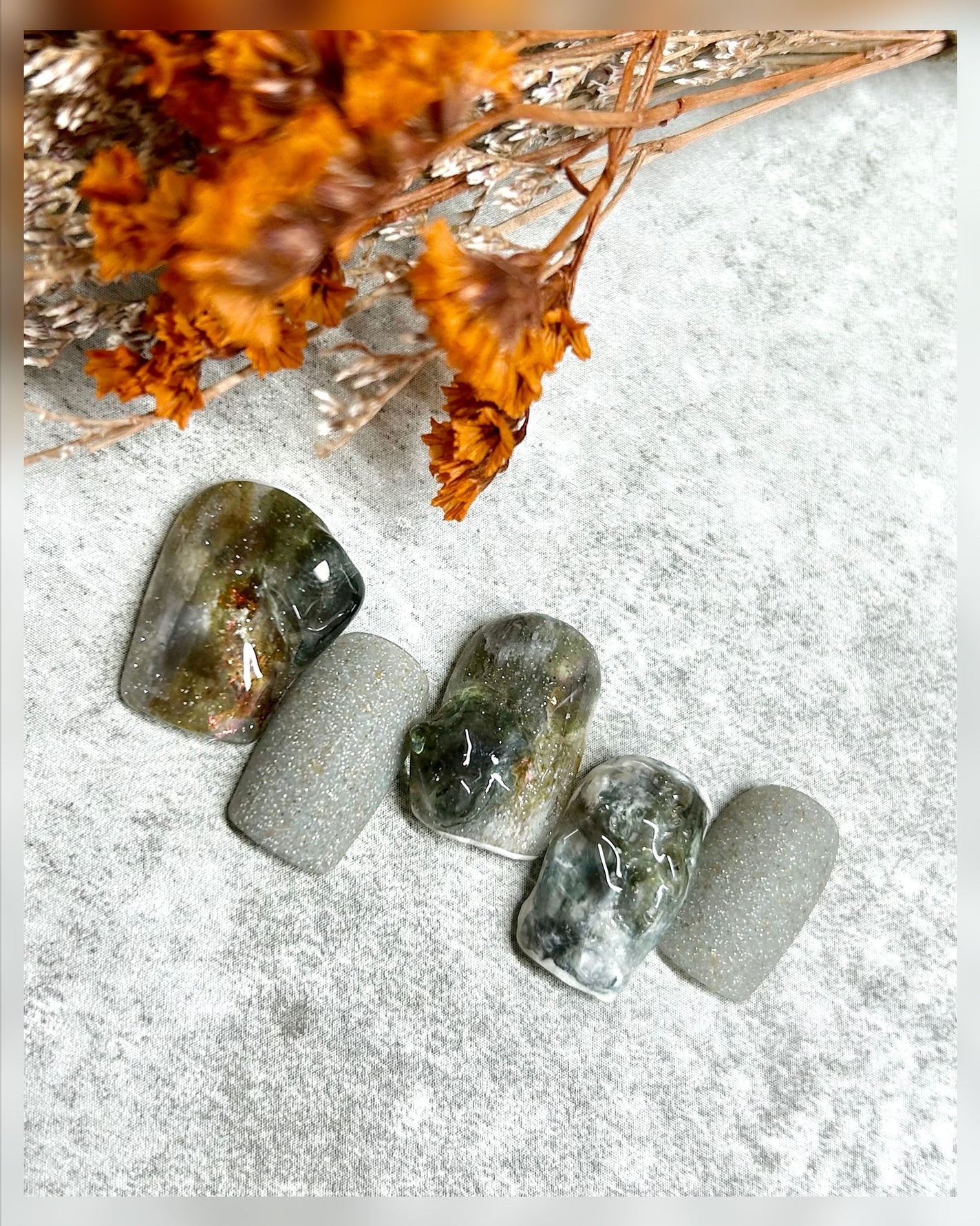 ストーンフラッシュ/ネイル工房/ジェルネイルを使ったクチコミ(5枚目)