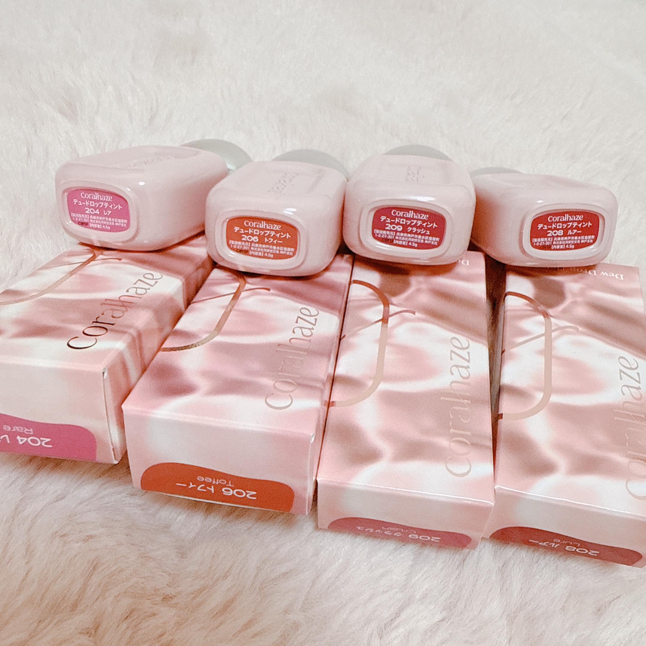 デュー ドロップ ティント/Coralhaze/リップティントを使ったクチコミ（3枚目）