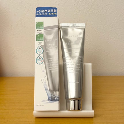 アクアスクワランモイスチャークリーム/S.NATURE/フェイスクリームを使ったクチコミ(1枚目)