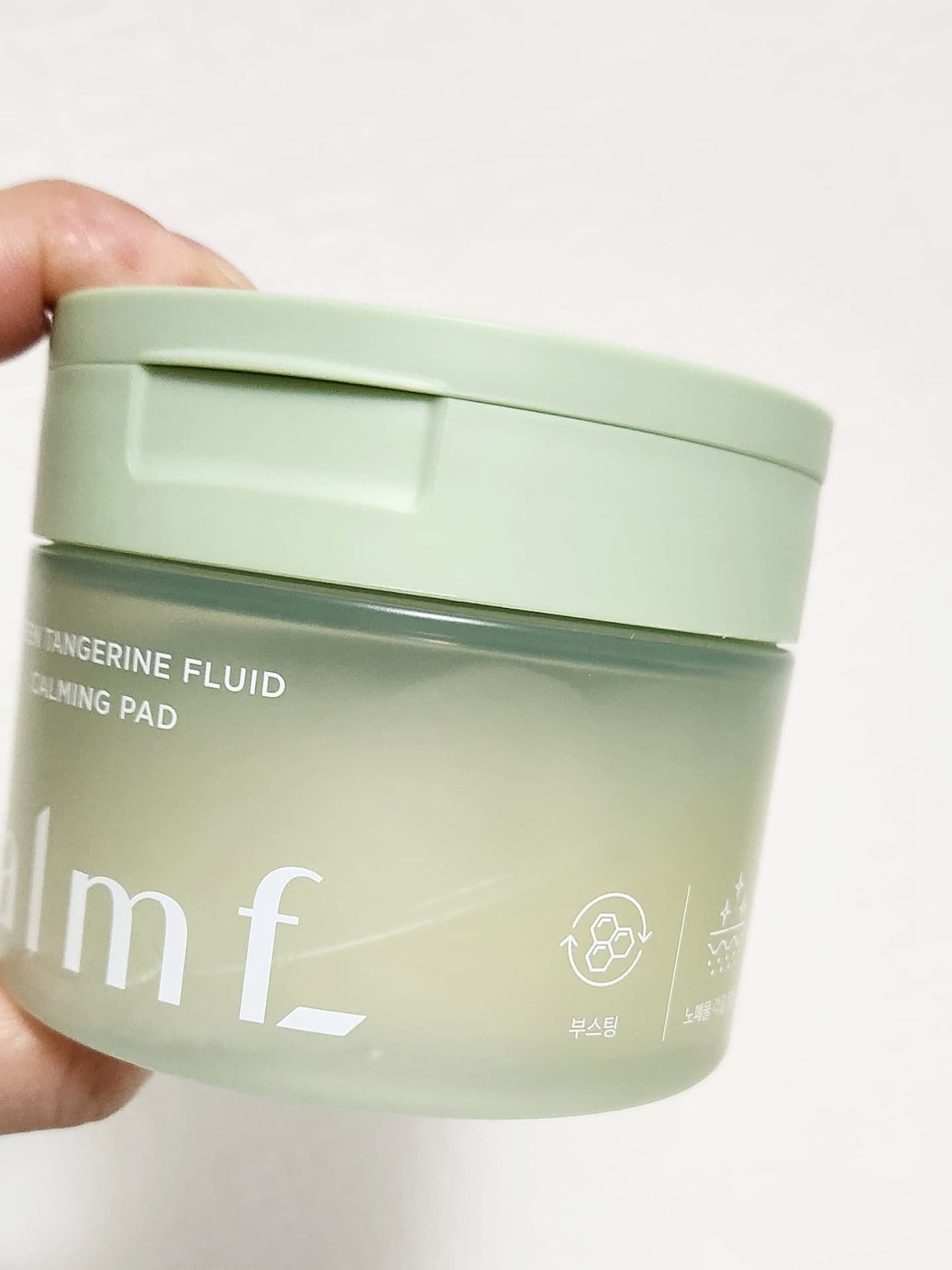グリーンタンジェリン フルイド カーミングパッド/Calmf_/トナーパッドを使ったクチコミ(3枚目)