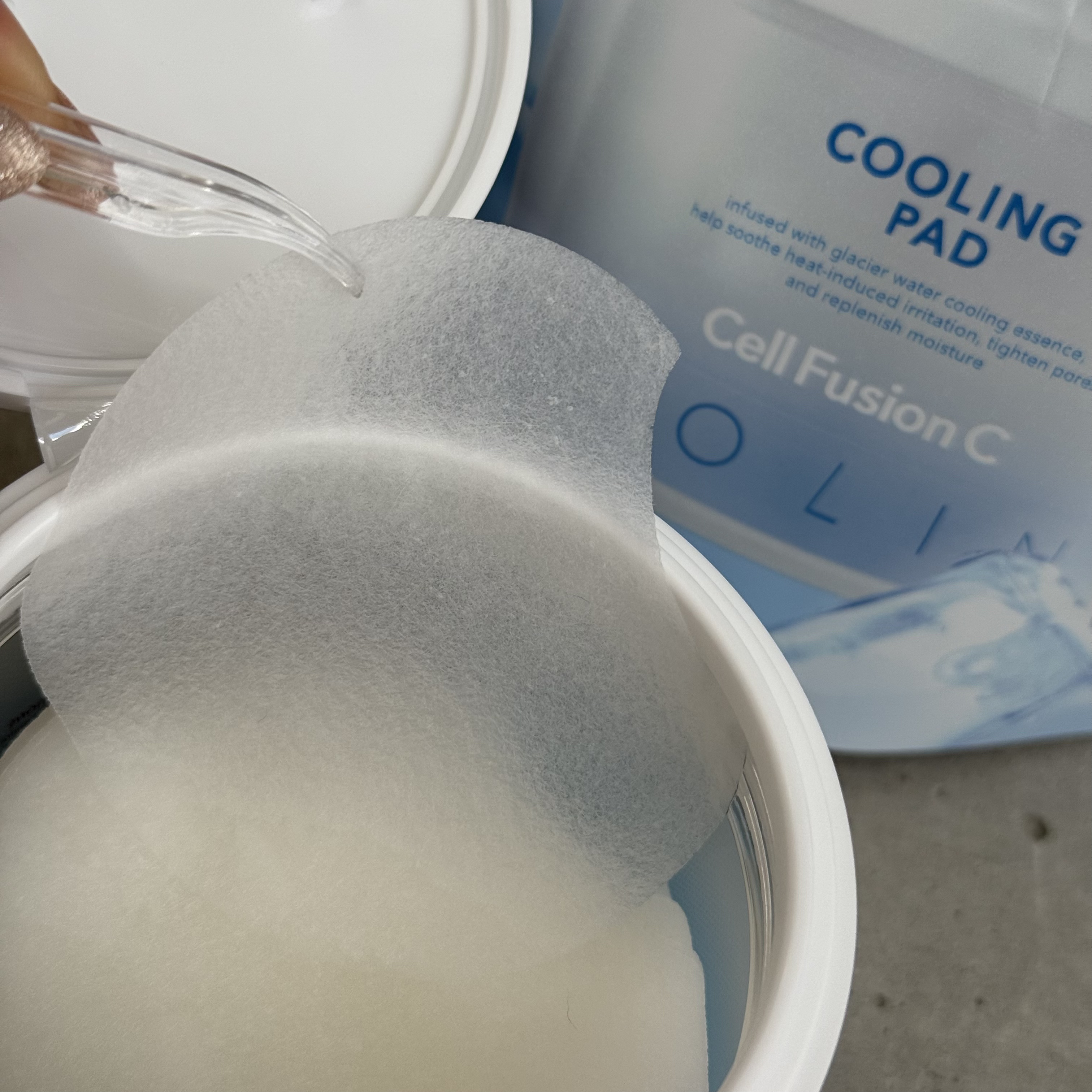 ポストアルファクーリングパッド/Cell Fusion C(セルフュージョンシー)/トナーパッドを使ったクチコミ（3枚目）