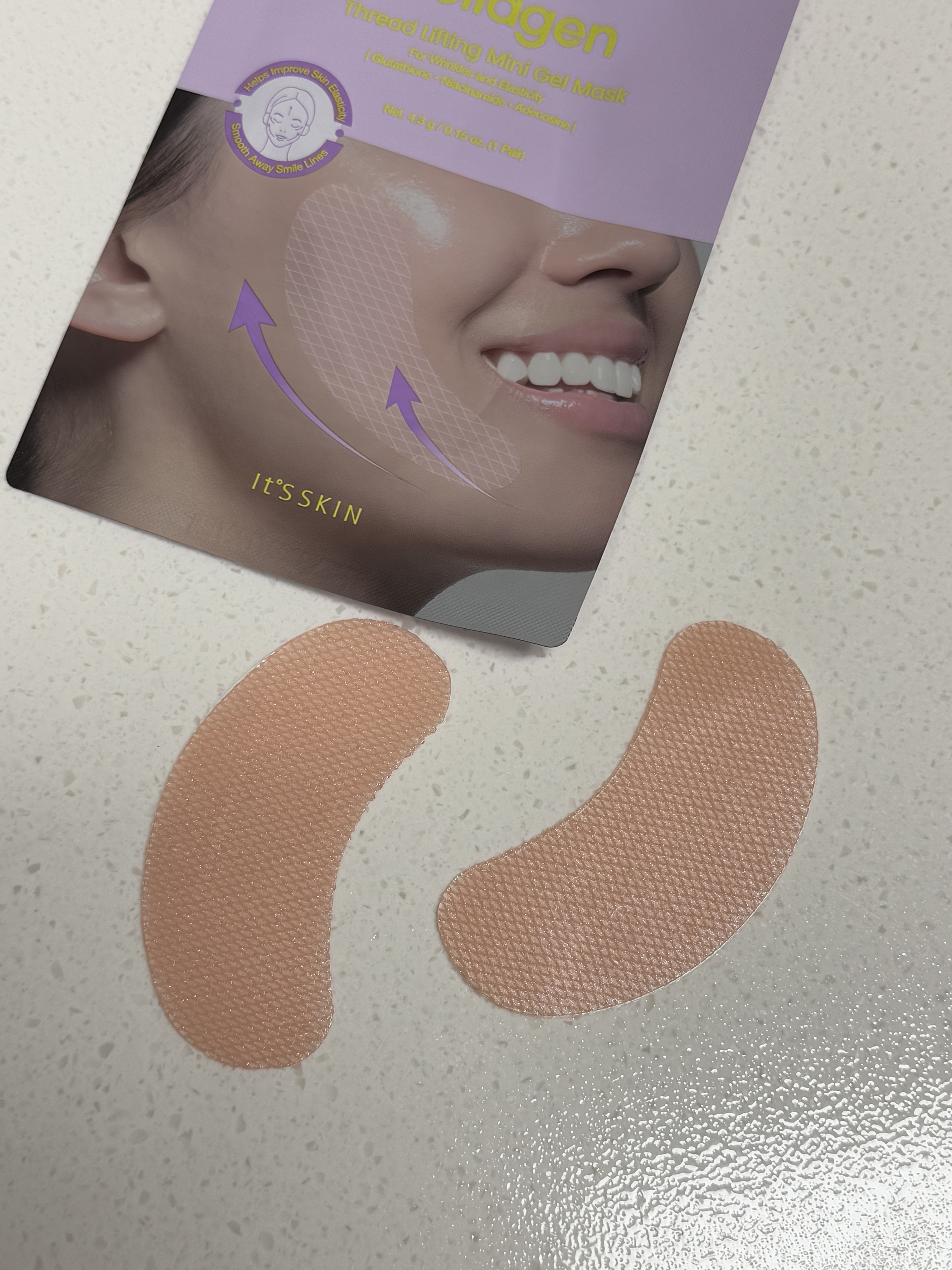 7-ペプチド コラーゲン 糸リフト ミニ ジェルマスク/It's skin/シートマスク・パックを使ったクチコミ（2枚目）