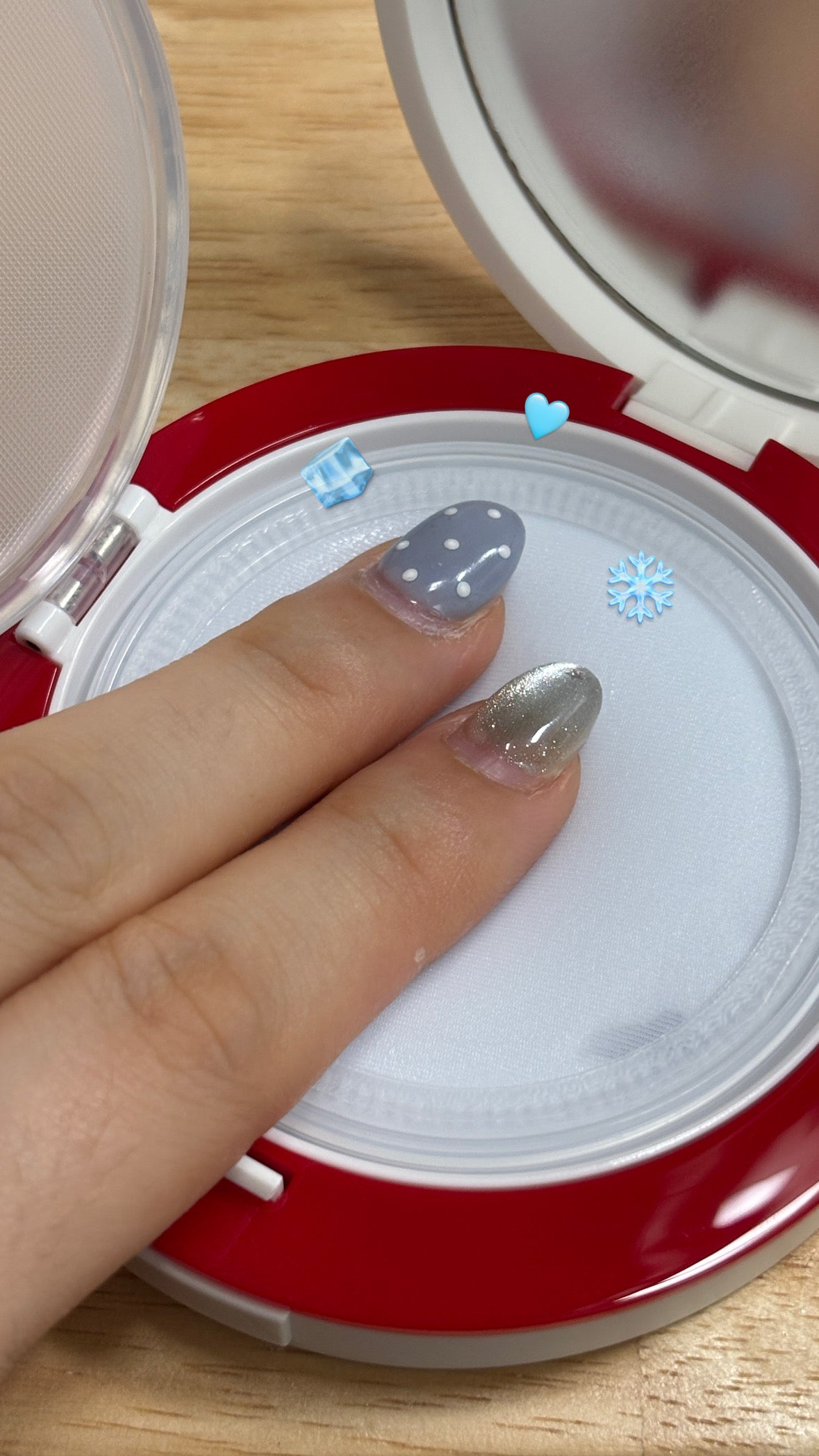 ビーベルベット セバムカットクッション/espoir/プレストパウダーを使ったクチコミ(2枚目)