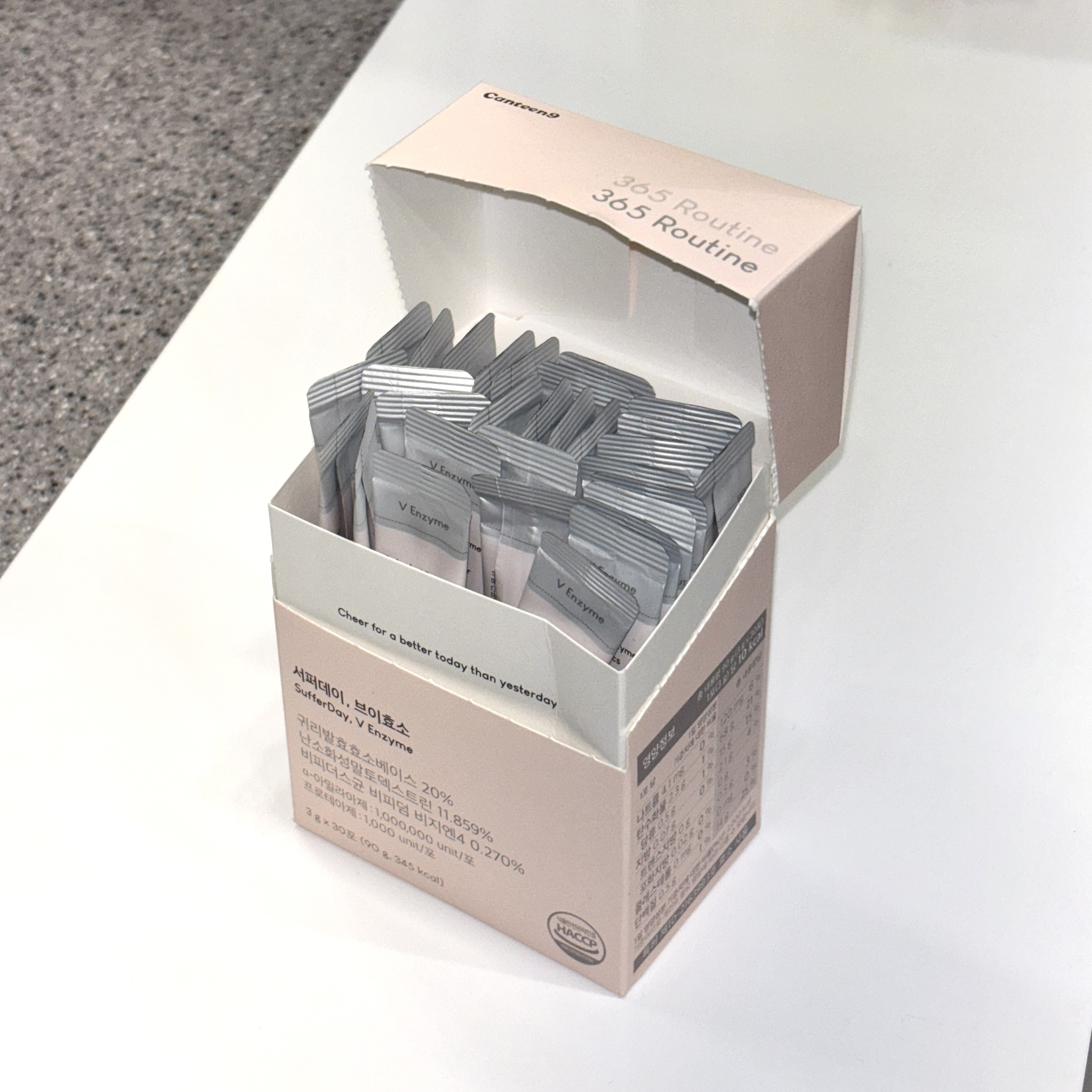 サファーデイ V酵素/canteen9/ボディサプリメントを使ったクチコミ（2枚目）