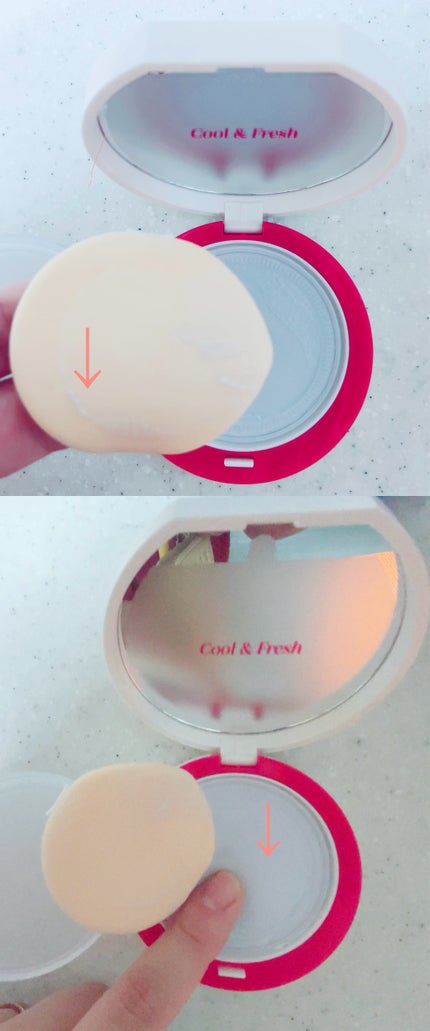 ビーベルベット セバムカットクッション/espoir/プレストパウダーを使ったクチコミ(3枚目)