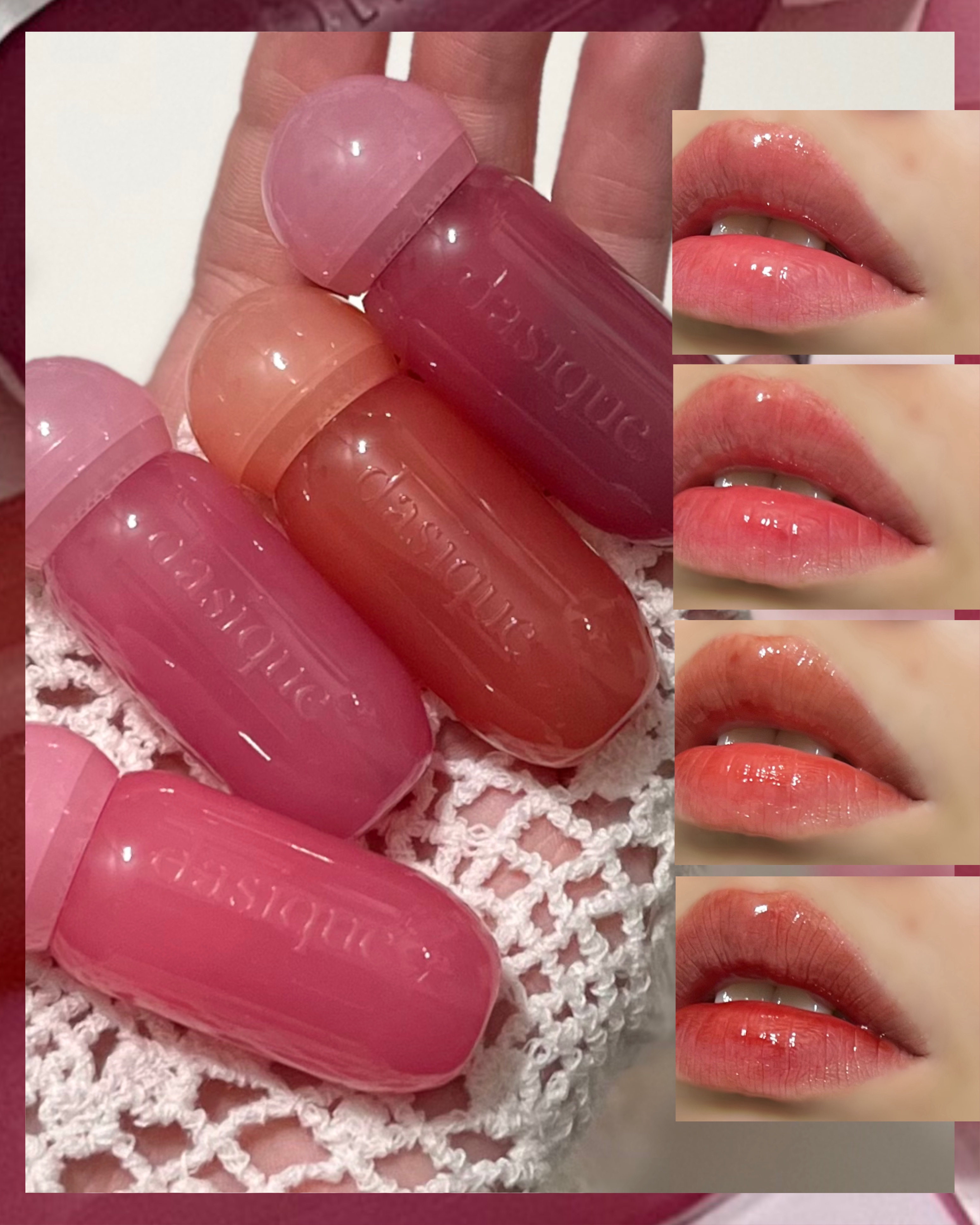 ジューシーデューイグロウティント/dasique/リップティントを使ったクチコミ（1枚目）