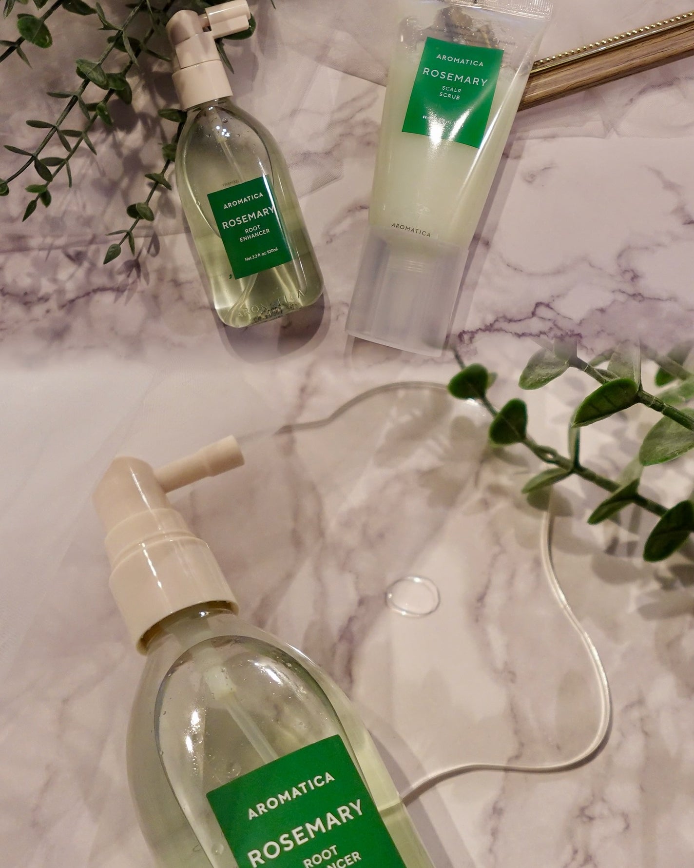 ローズマリー スカルプ スクラブ/AROMATICA/ヘッドスクラブを使ったクチコミ(3枚目)