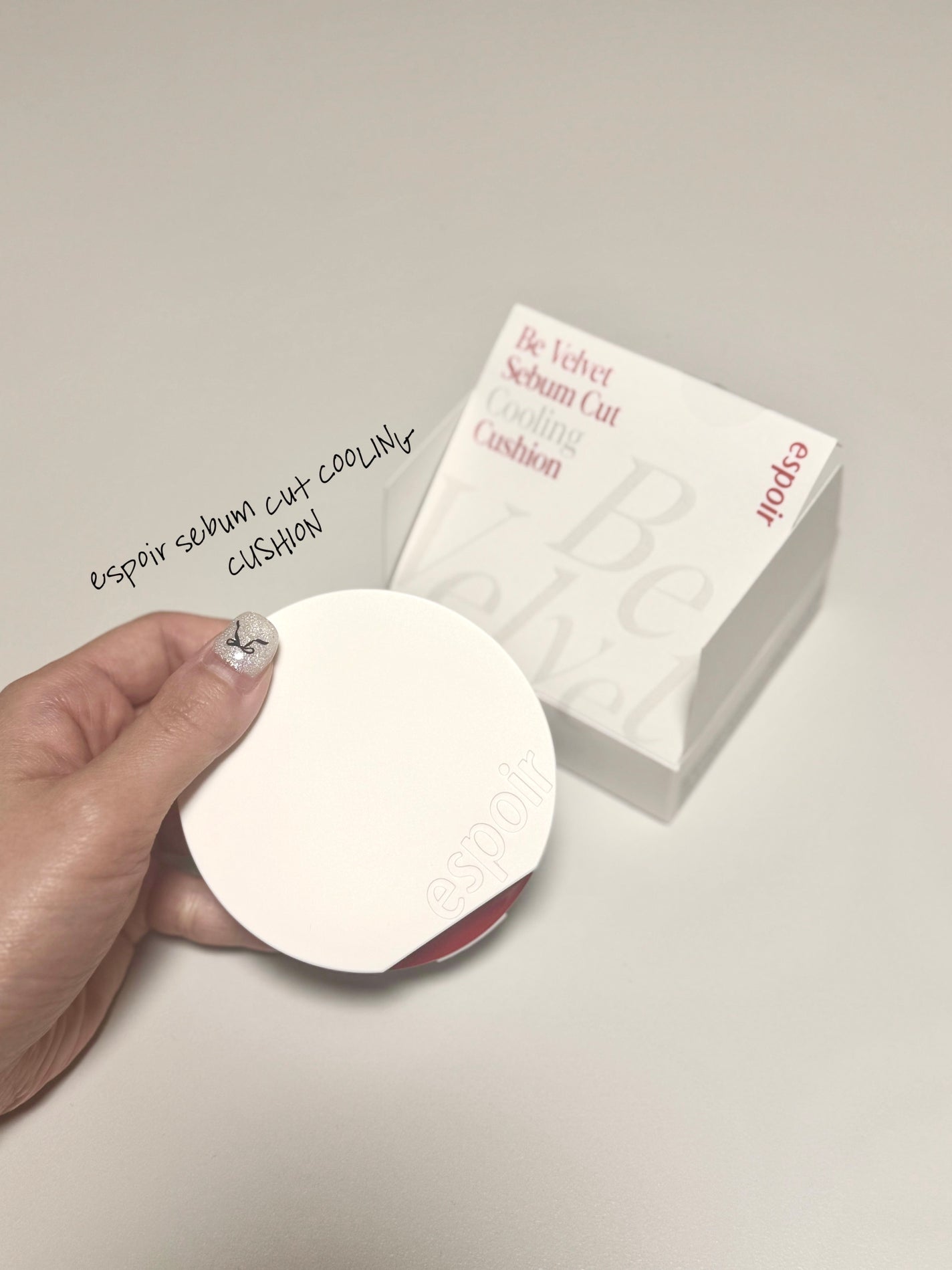 ビーベルベット セバムカットクッション/espoir/プレストパウダーを使ったクチコミ(1枚目)