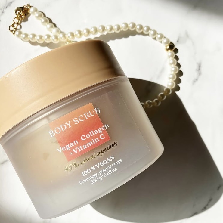ヴィーガンコラーゲン+ビタミンC　ボディスクラブ/Laline/ボディスクラブを使ったクチコミ（1枚目）