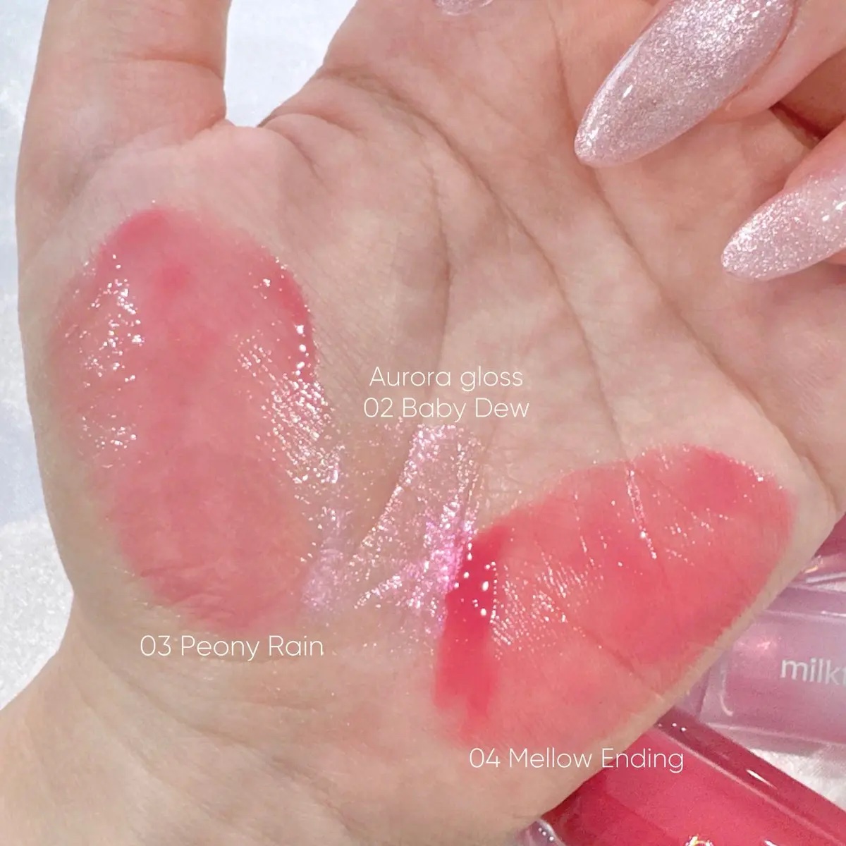 デューステインシアーリップグロス/Milk Touch/リップグロスを使ったクチコミ（3枚目）