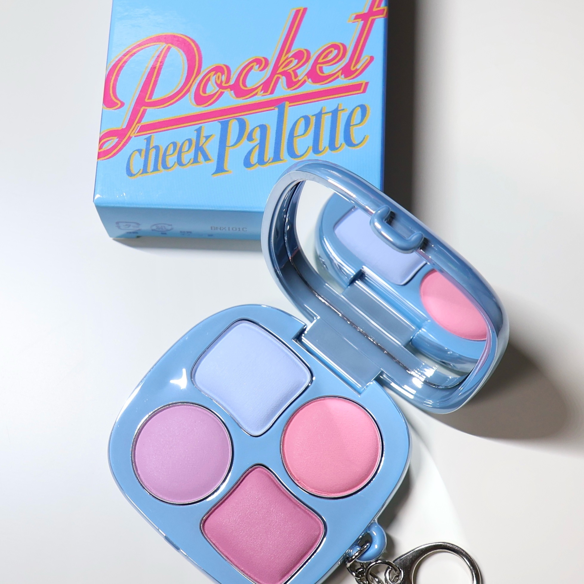 フィー ポケットチークパレット CP01 ピンク＆ソーダ/fwee/ジェル・クリームチークを使ったクチコミ（1枚目）