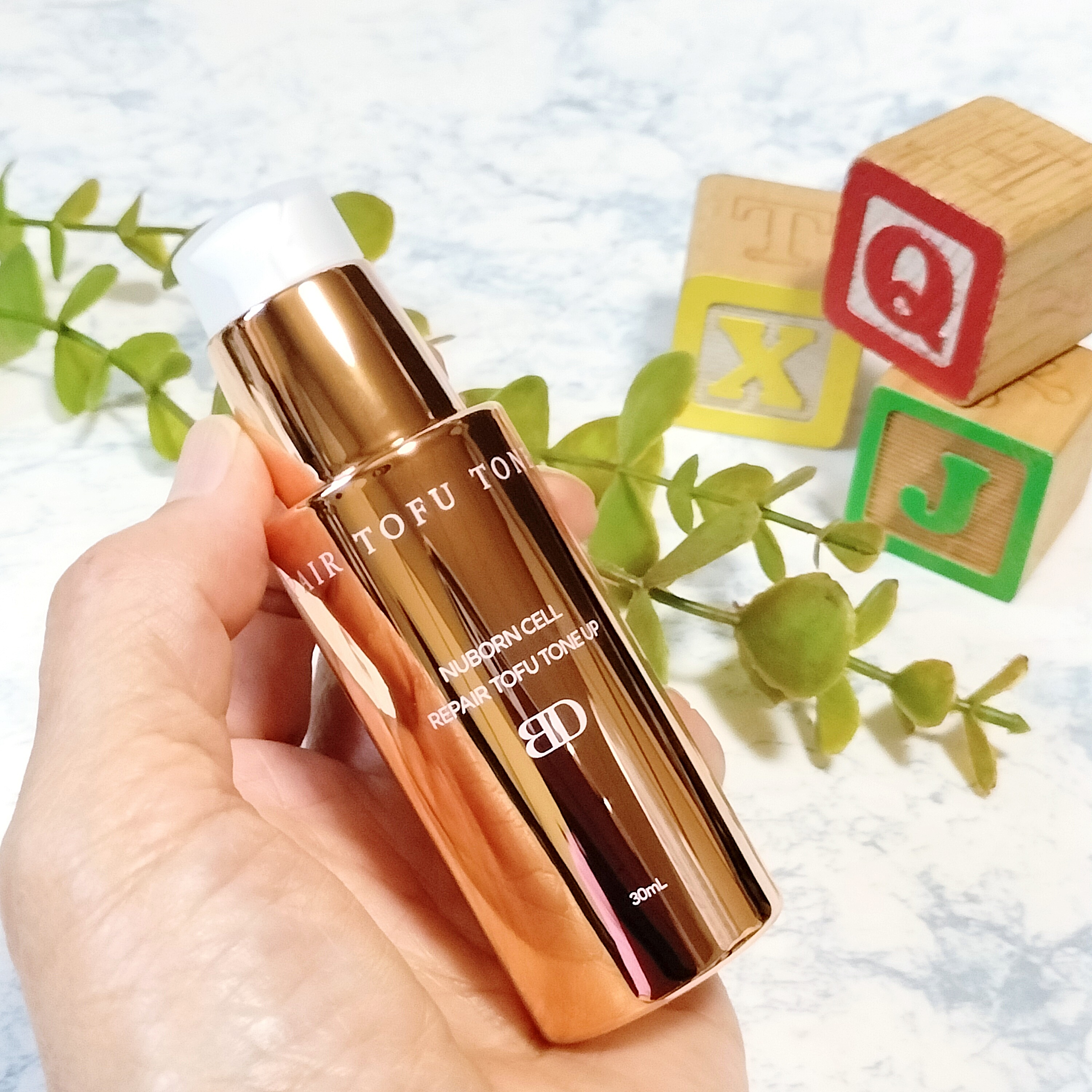 [ブランドゥブ]ヌボンセル リペア豆腐 トーンアップクリーム (SPF40・PA++)/BLANC DUBU/化粧下地を使ったクチコミ（3枚目）