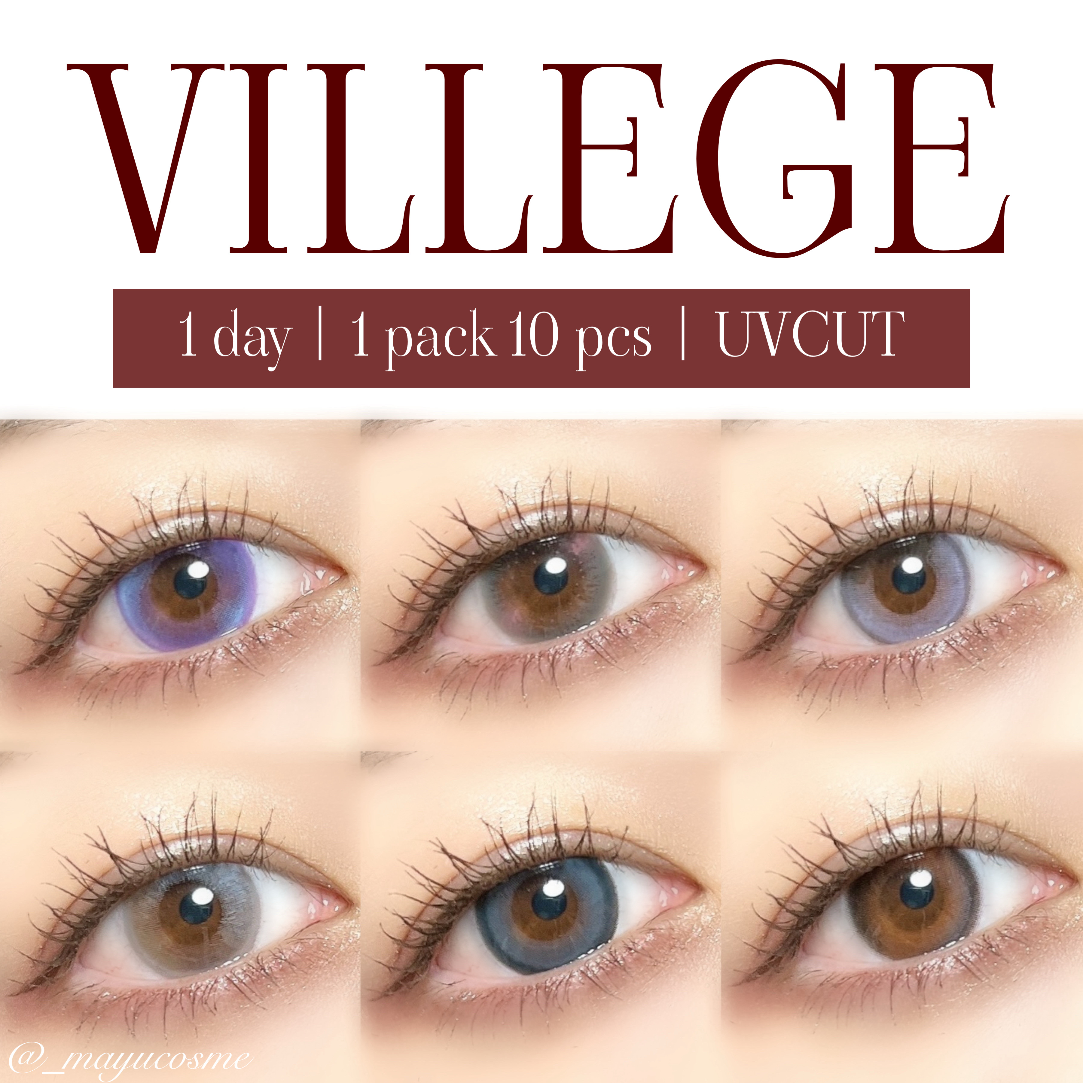 VILLEGE/RICH STANDARD/ワンデー（１DAY）カラコンを使ったクチコミ（1枚目）