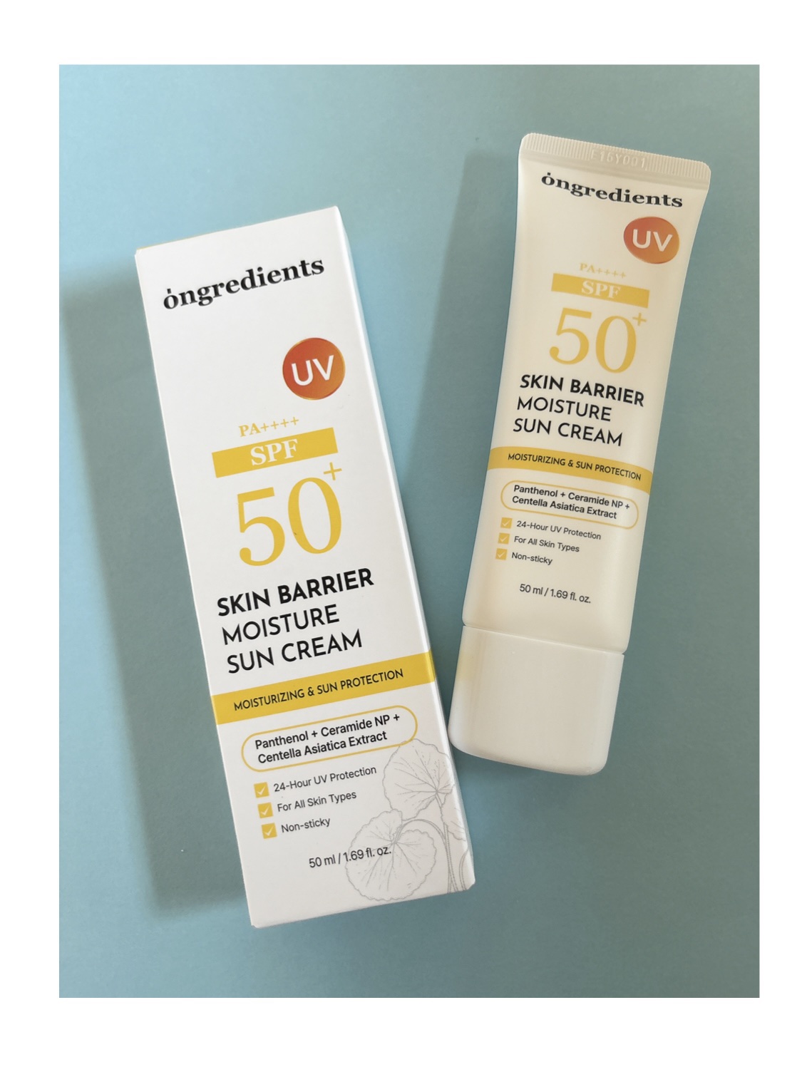 スキンバリアモイスチャーサンクリーム/Ongredients/日焼け止めクリームを使ったクチコミ（3枚目）