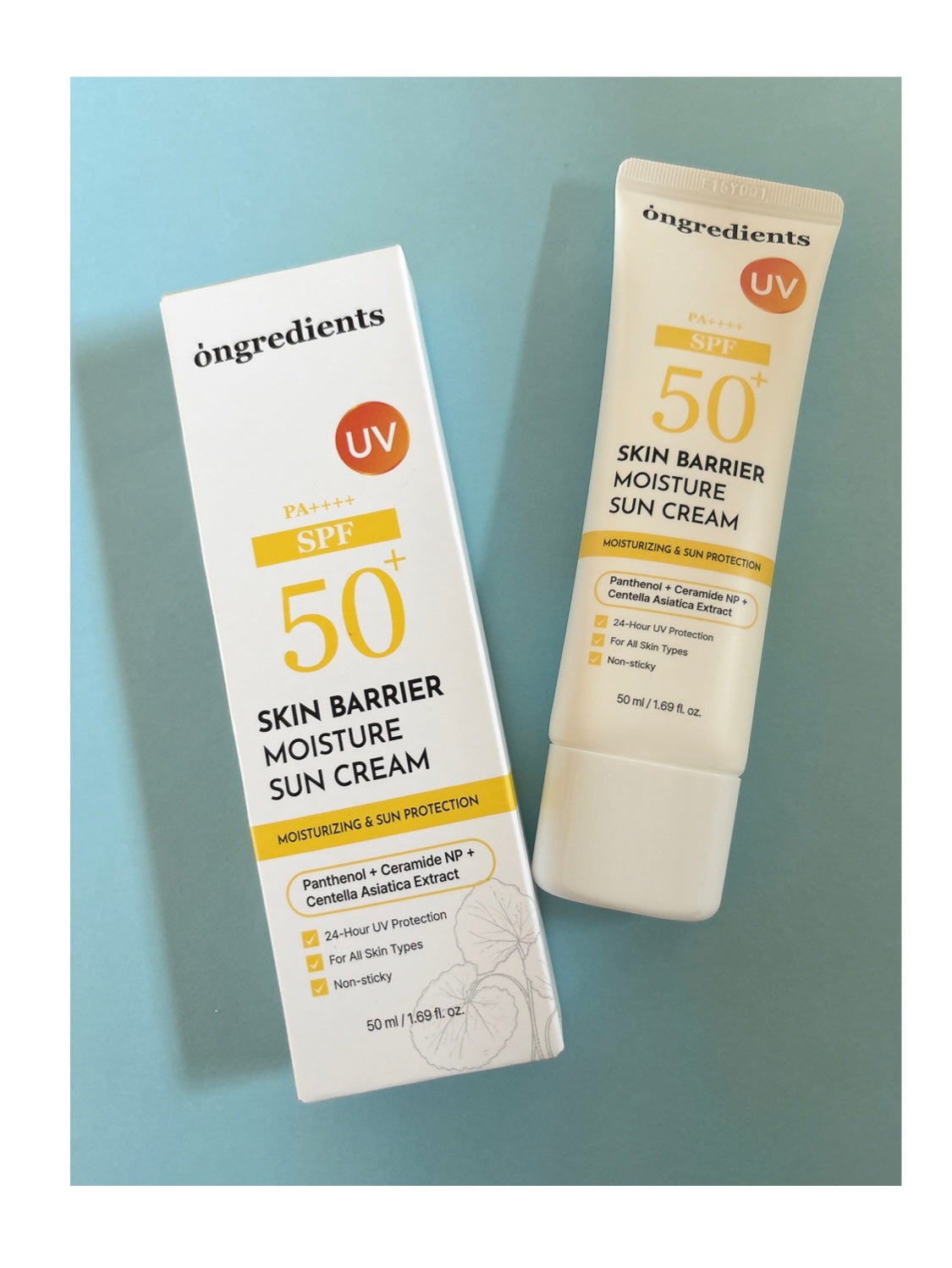 スキンバリアモイスチャーサンクリーム/Ongredients/日焼け止めクリームを使ったクチコミ(3枚目)