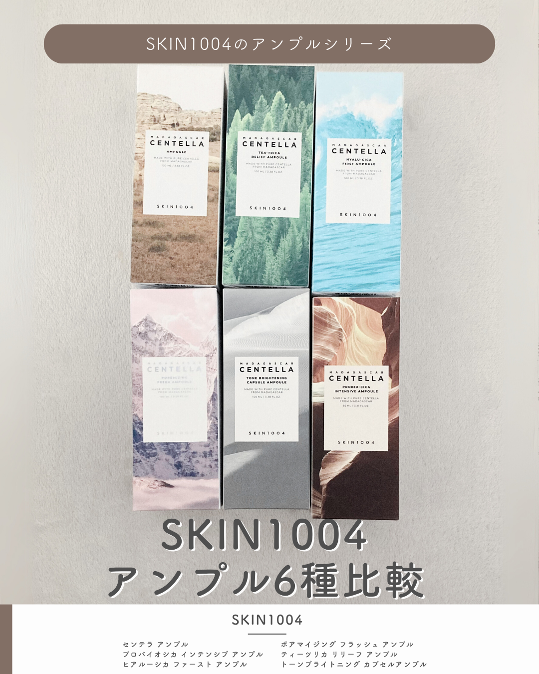 センテラ アンプル/SKIN1004/美容液を使ったクチコミ（1枚目）