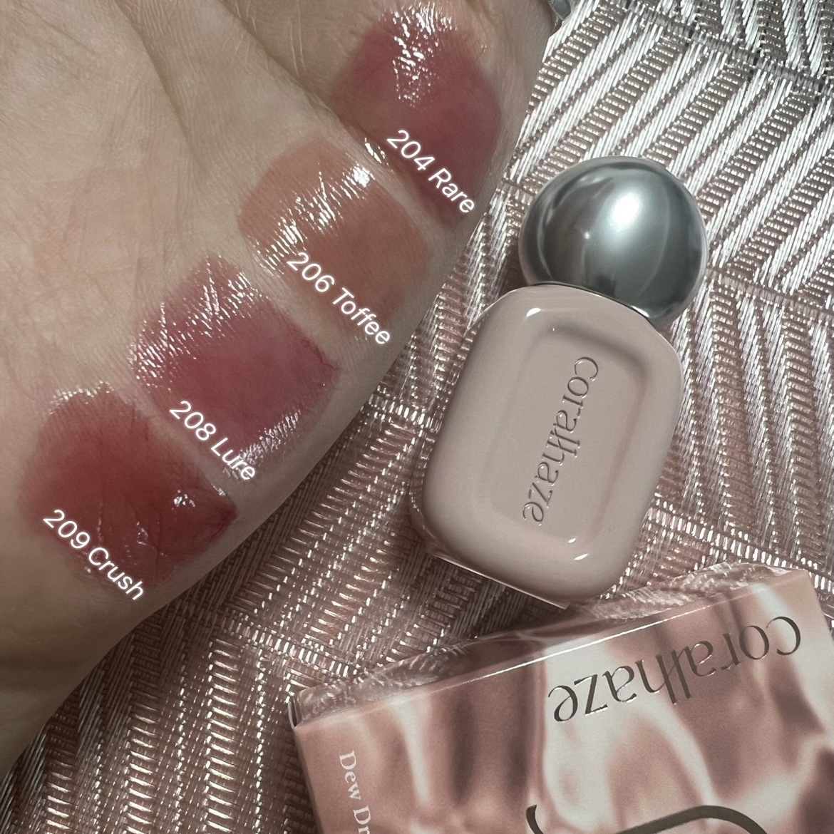 デュー ドロップ ティント/Coralhaze/リップティントを使ったクチコミ（2枚目）