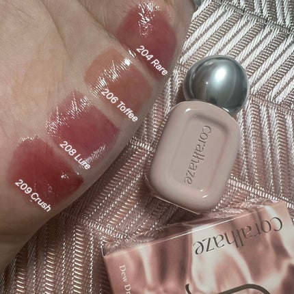 デュー ドロップ ティント/Coralhaze/リップティントを使ったクチコミ(2枚目)