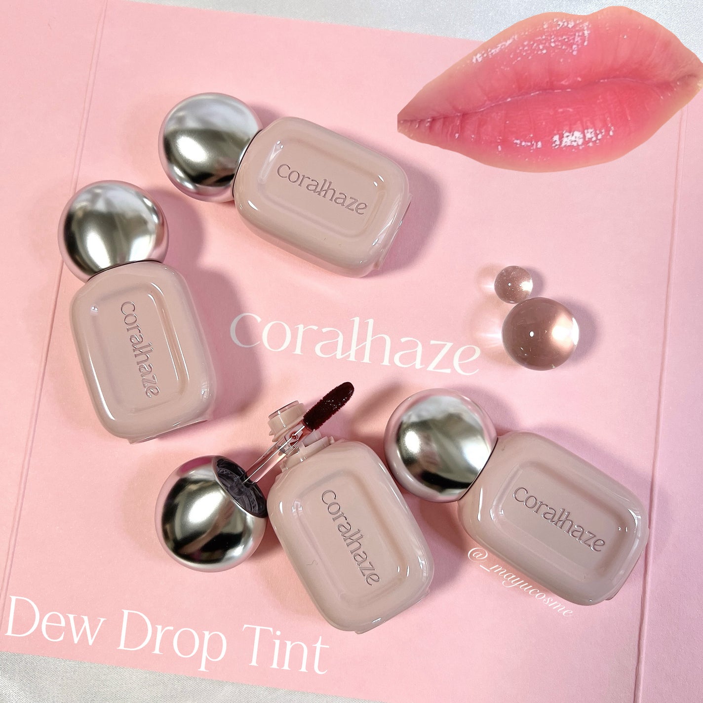 デュー ドロップ ティント/Coralhaze/リップティントを使ったクチコミ(1枚目)