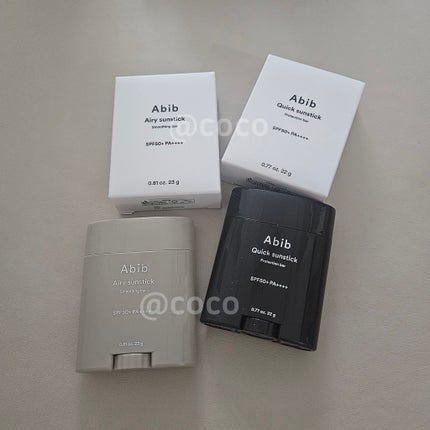クイック サンスティック プロテクションバー/Abib /日焼け止めスティックを使ったクチコミ(1枚目)