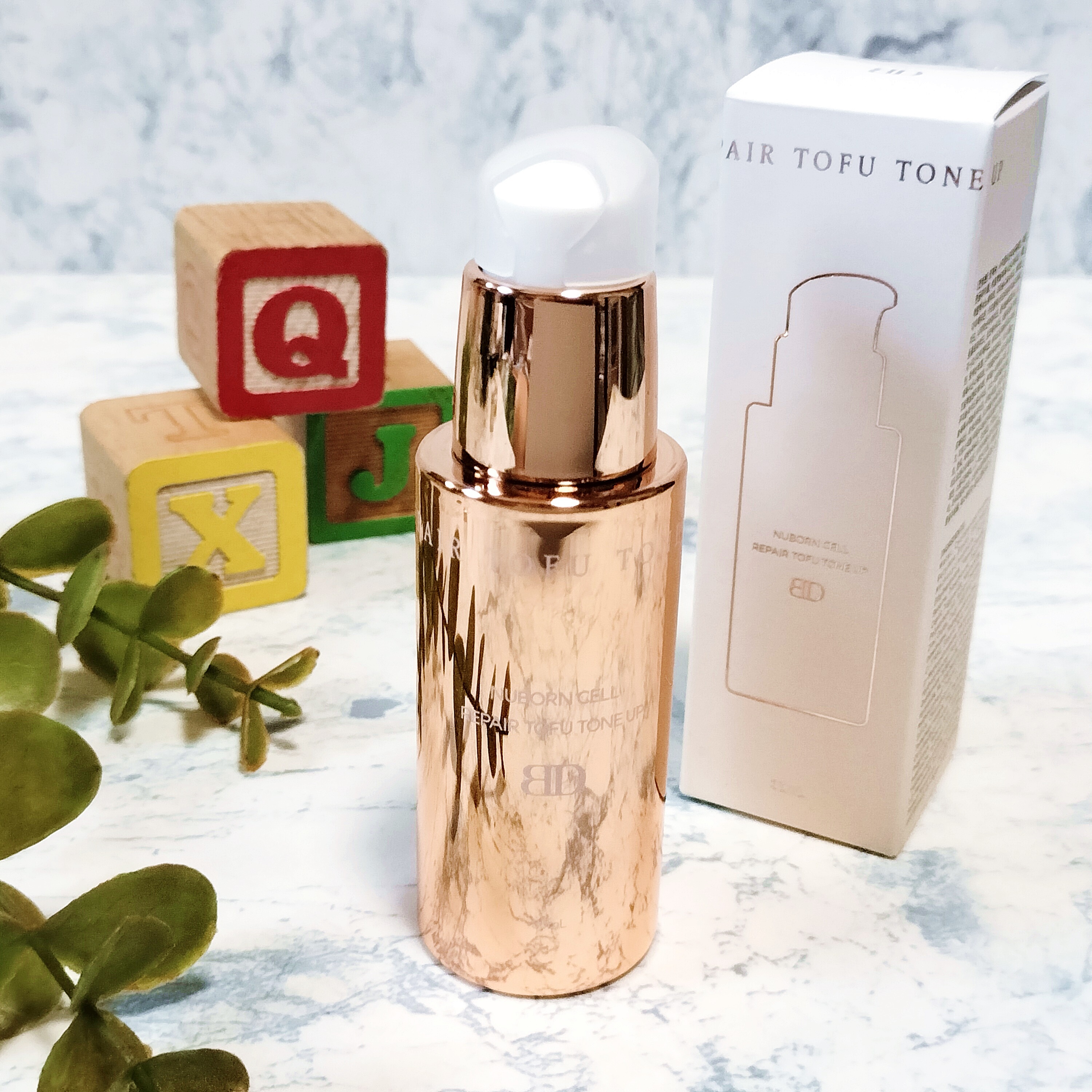 [ブランドゥブ]ヌボンセル リペア豆腐 トーンアップクリーム (SPF40・PA++)/BLANC DUBU/化粧下地を使ったクチコミ（1枚目）