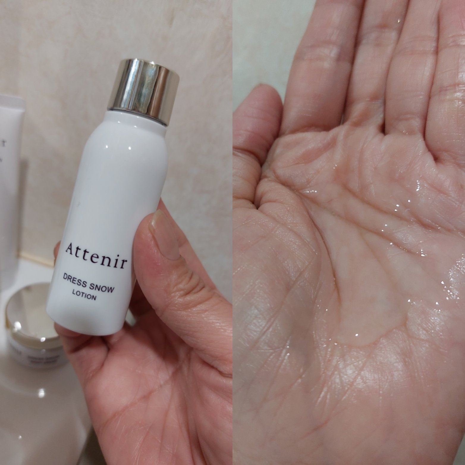 ドレススノー 2週間セット/アテニア/スキンケアキットを使ったクチコミ（3枚目）