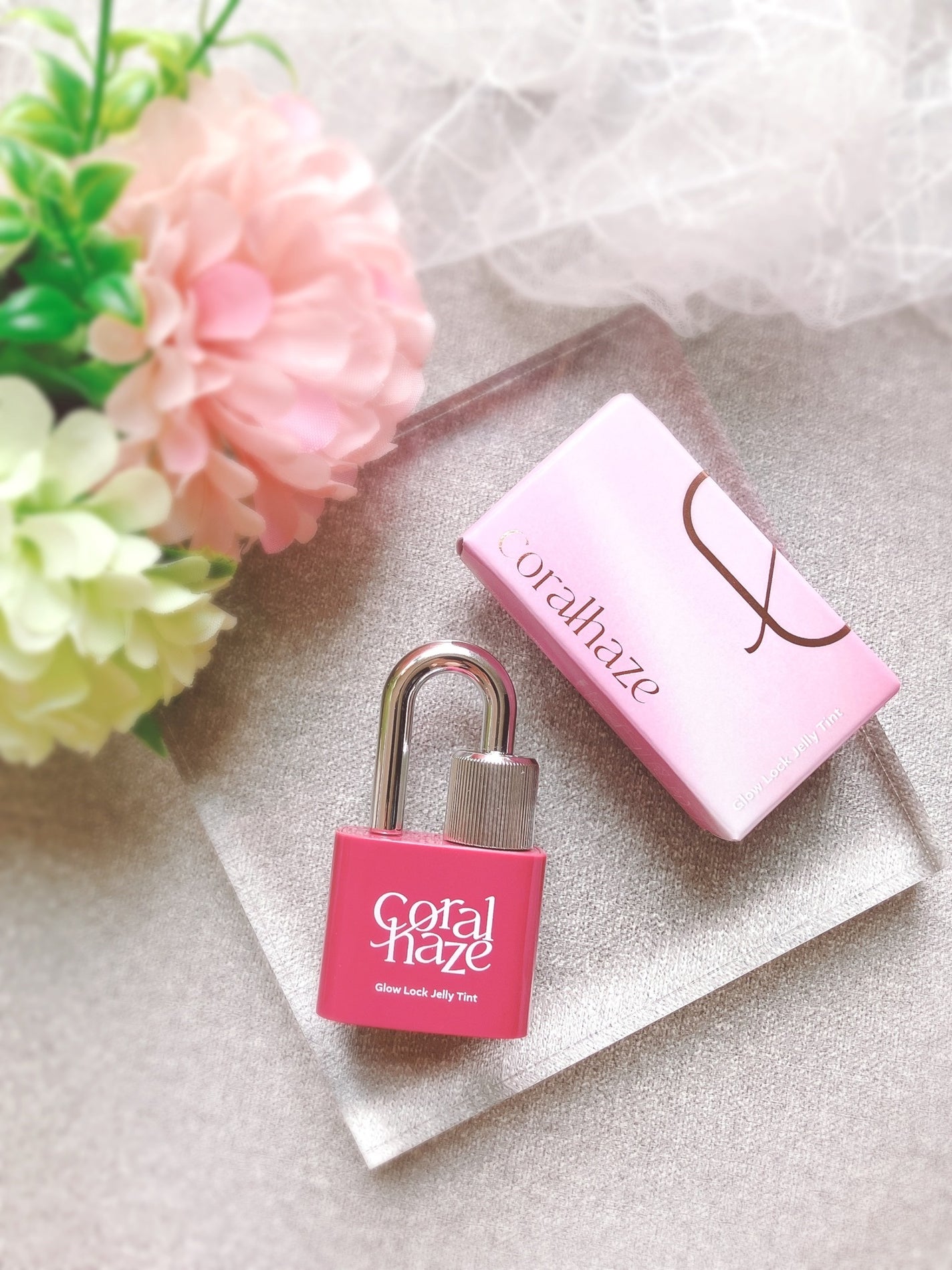 グロウロックゼリーティント/Coralhaze/リップティントを使ったクチコミ(1枚目)