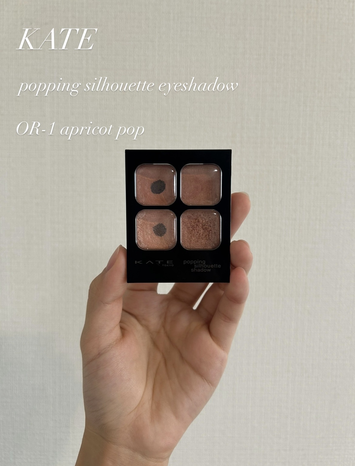 ケイト ポッピングシルエットシャドウ/KATE/アイシャドウパレットを使ったクチコミ（1枚目）