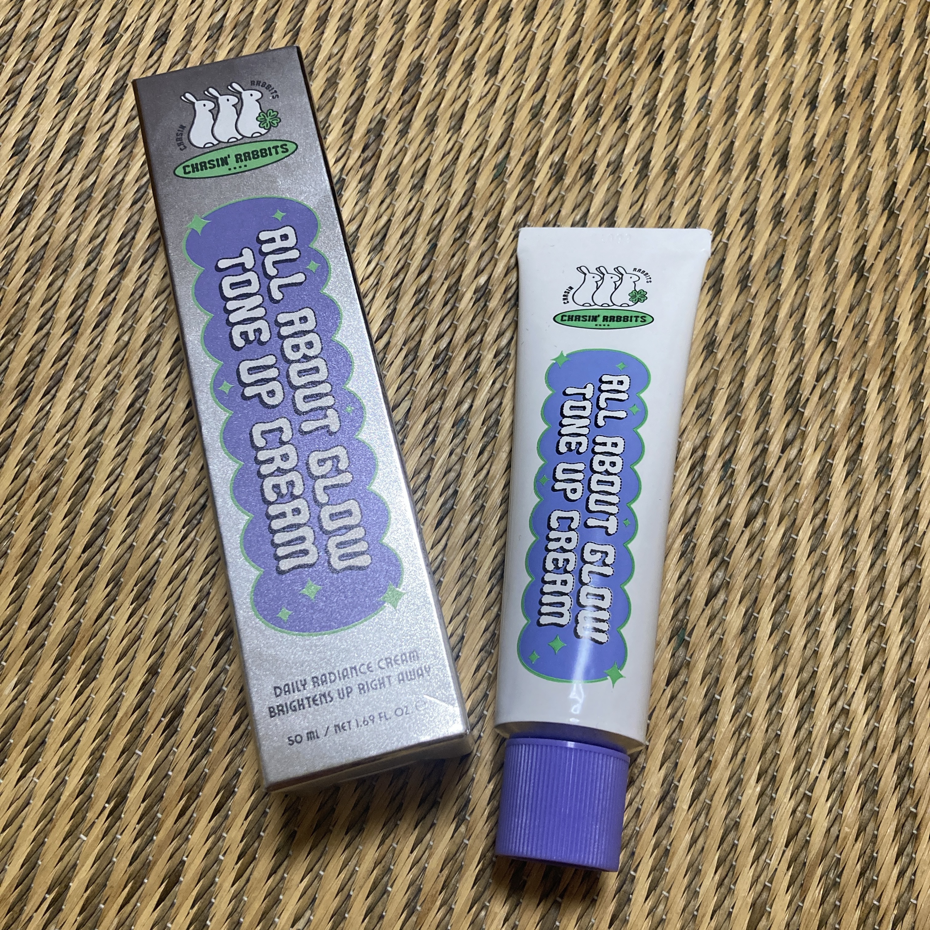 オールアバウトグロウトーンアップクリーム/CHASIN'RABBITS/化粧下地を使ったクチコミ（1枚目）