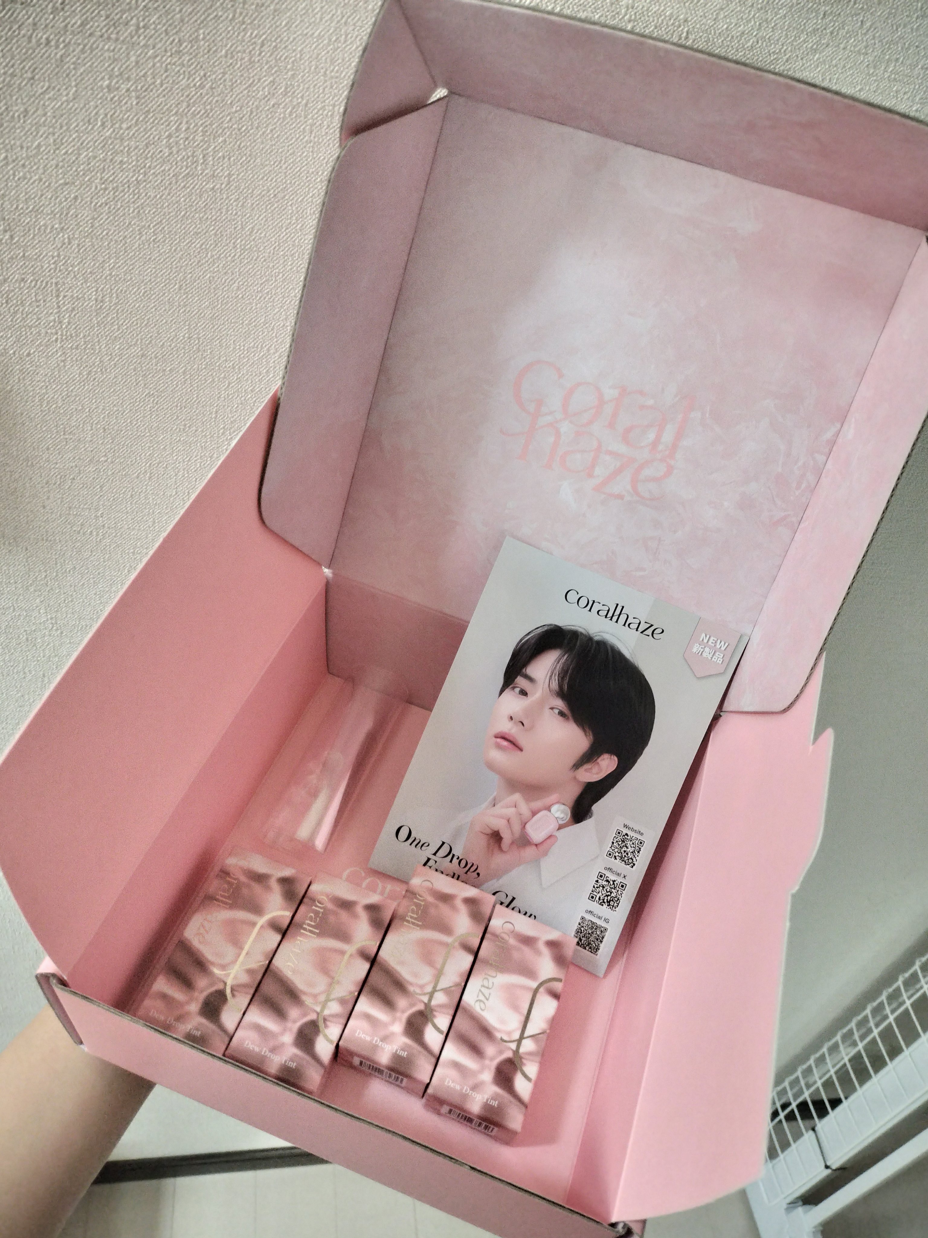 デュー ドロップ ティント/Coralhaze/リップティントを使ったクチコミ（1枚目）