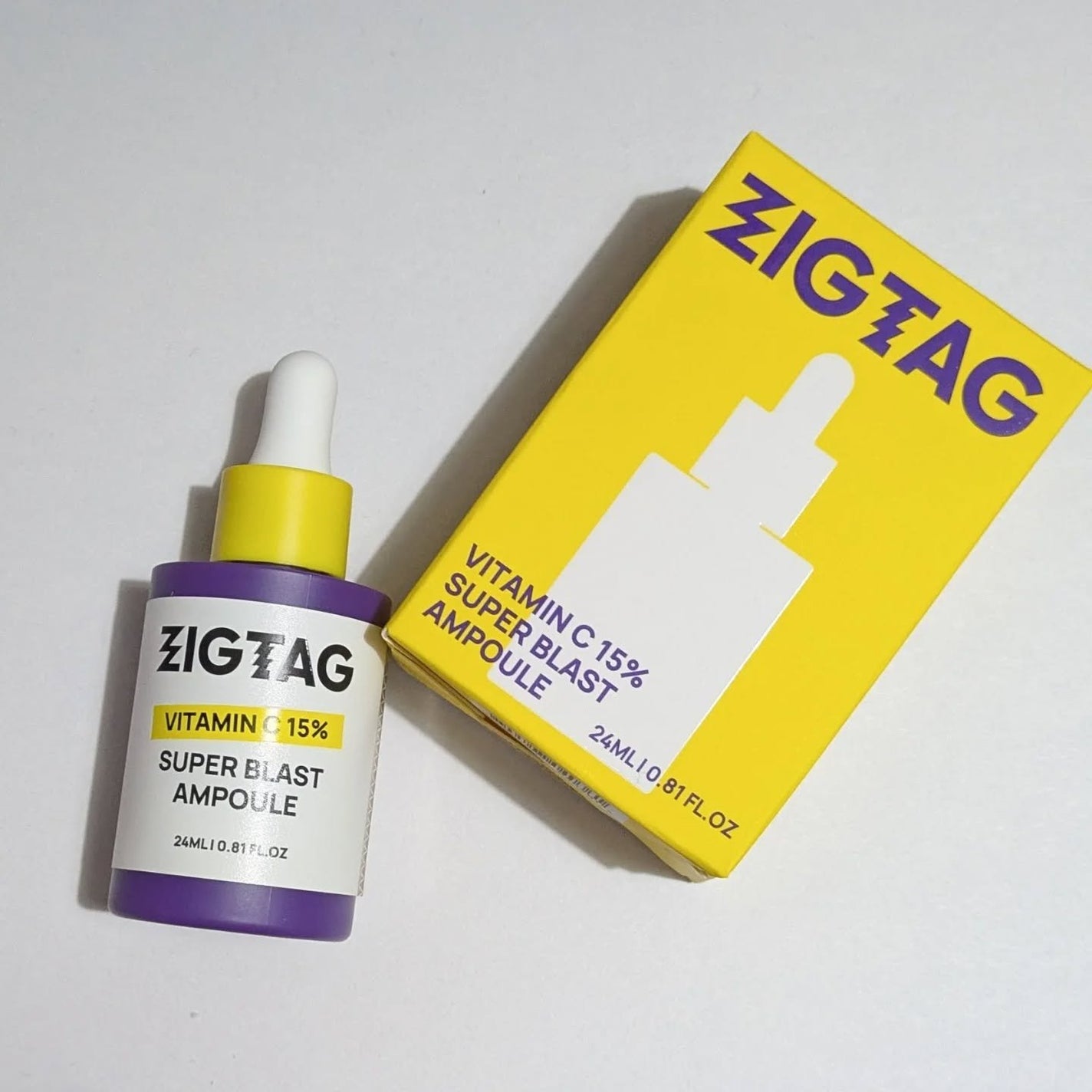 ビタミンC15%スーパーブラストアンプル/ZIGTAG/美容液を使ったクチコミ(1枚目)
