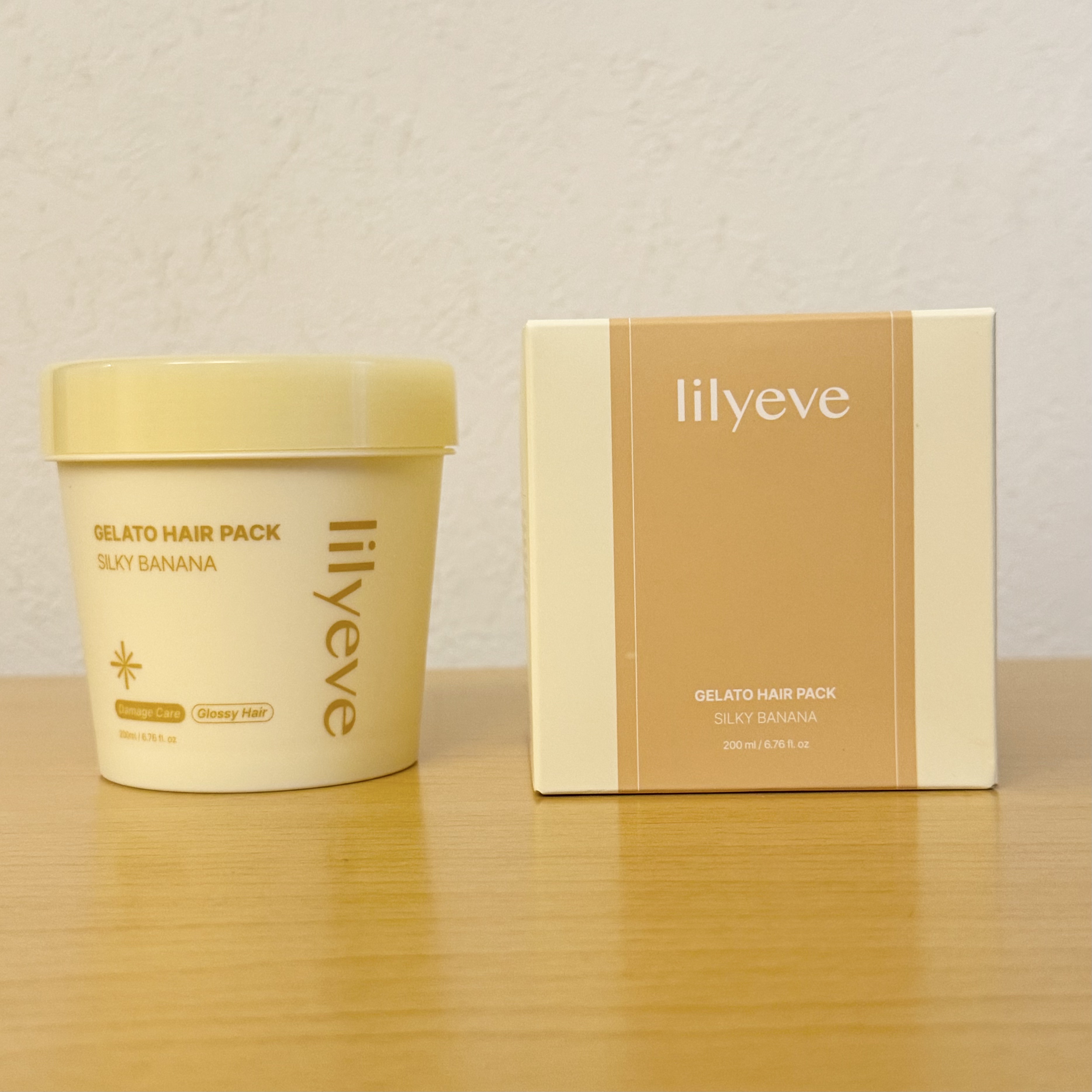 シルキーバナナジェラートヘアパック / リリーイブ