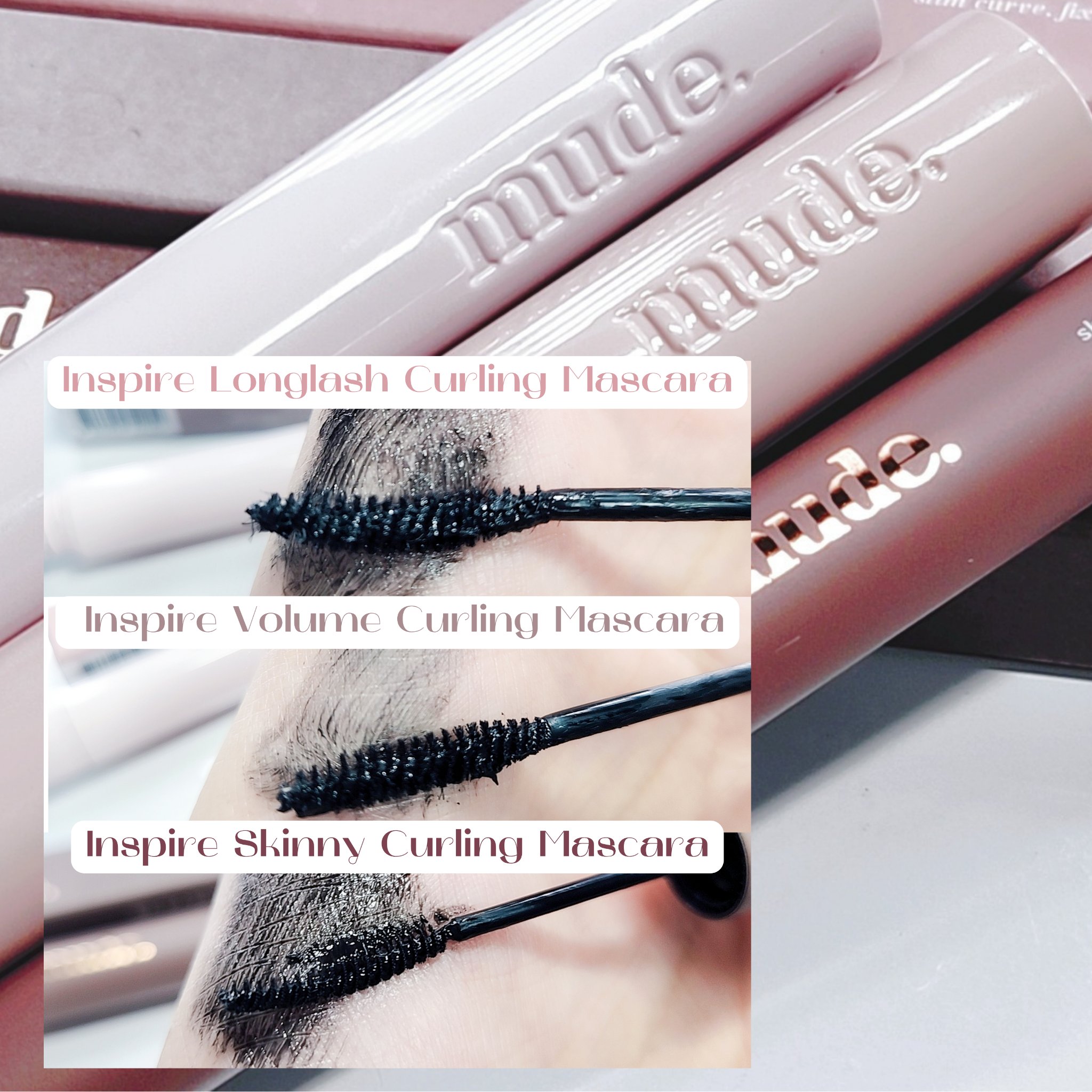 MD インスパイアロングラッシュ カーリングマスカラ/mude/マスカラを使ったクチコミ（3枚目）