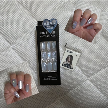 ICE FLOE/FINGER SUIT/ネイルチップ・パーツを使ったクチコミ(1枚目)