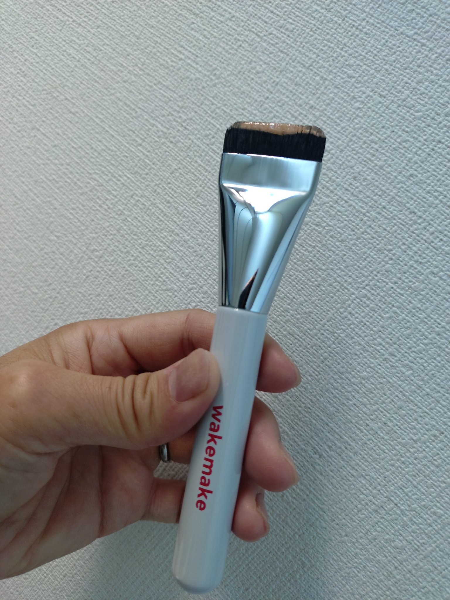 Spatula Wide Foundation Brush/wakemake/メイクブラシを使ったクチコミ（1枚目）