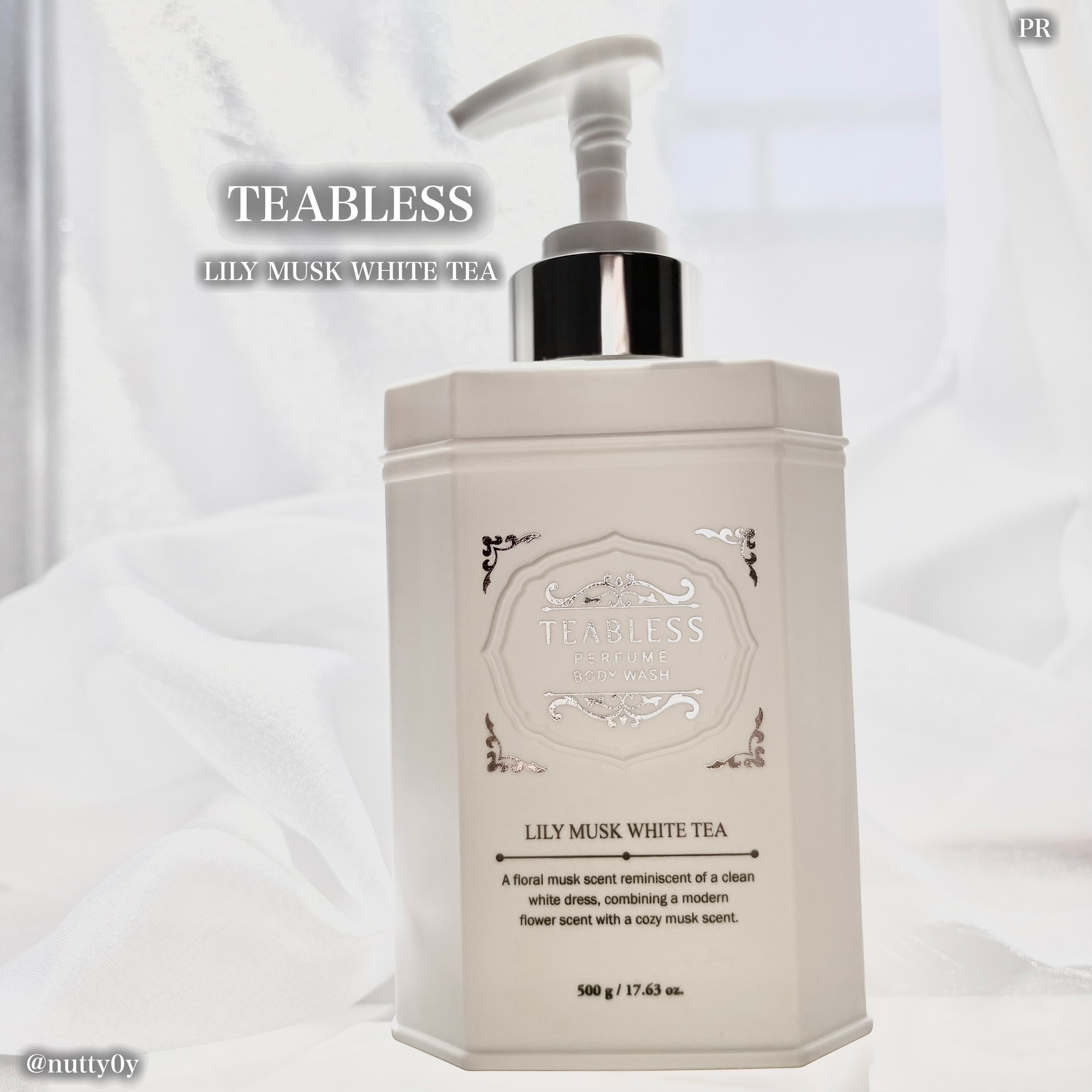 パフュームボディローション リリィムスクホワイトティー/TEABLESS/ボディローションを使ったクチコミ（1枚目）