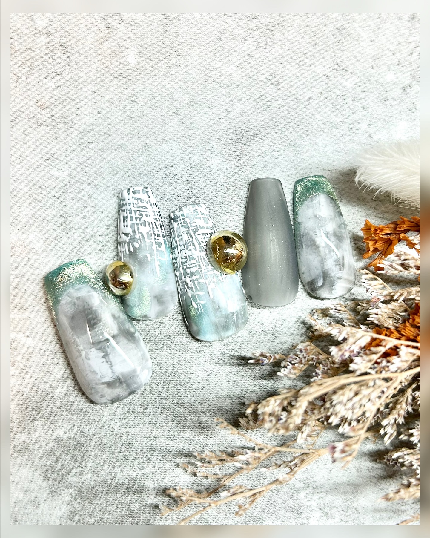 Labradorite Magnet (ラブラドライトマグネット)/ネイル工房/ジェルネイルを使ったクチコミ（2枚目）